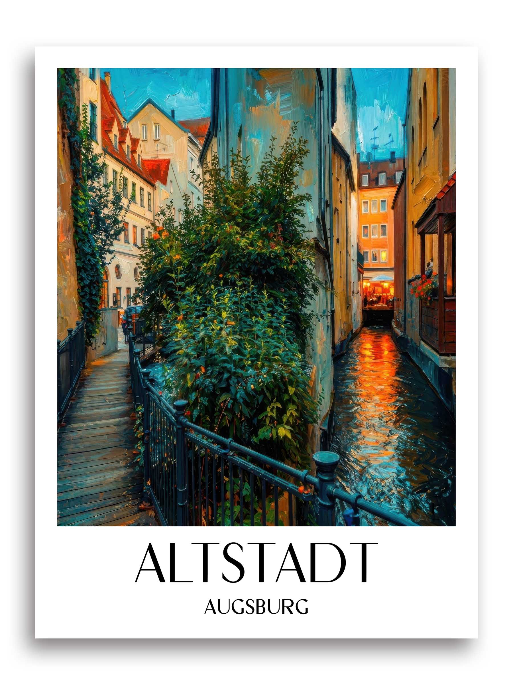 altstadt-augsburg-deutschland-poster-oil-painting-oelgemaelde