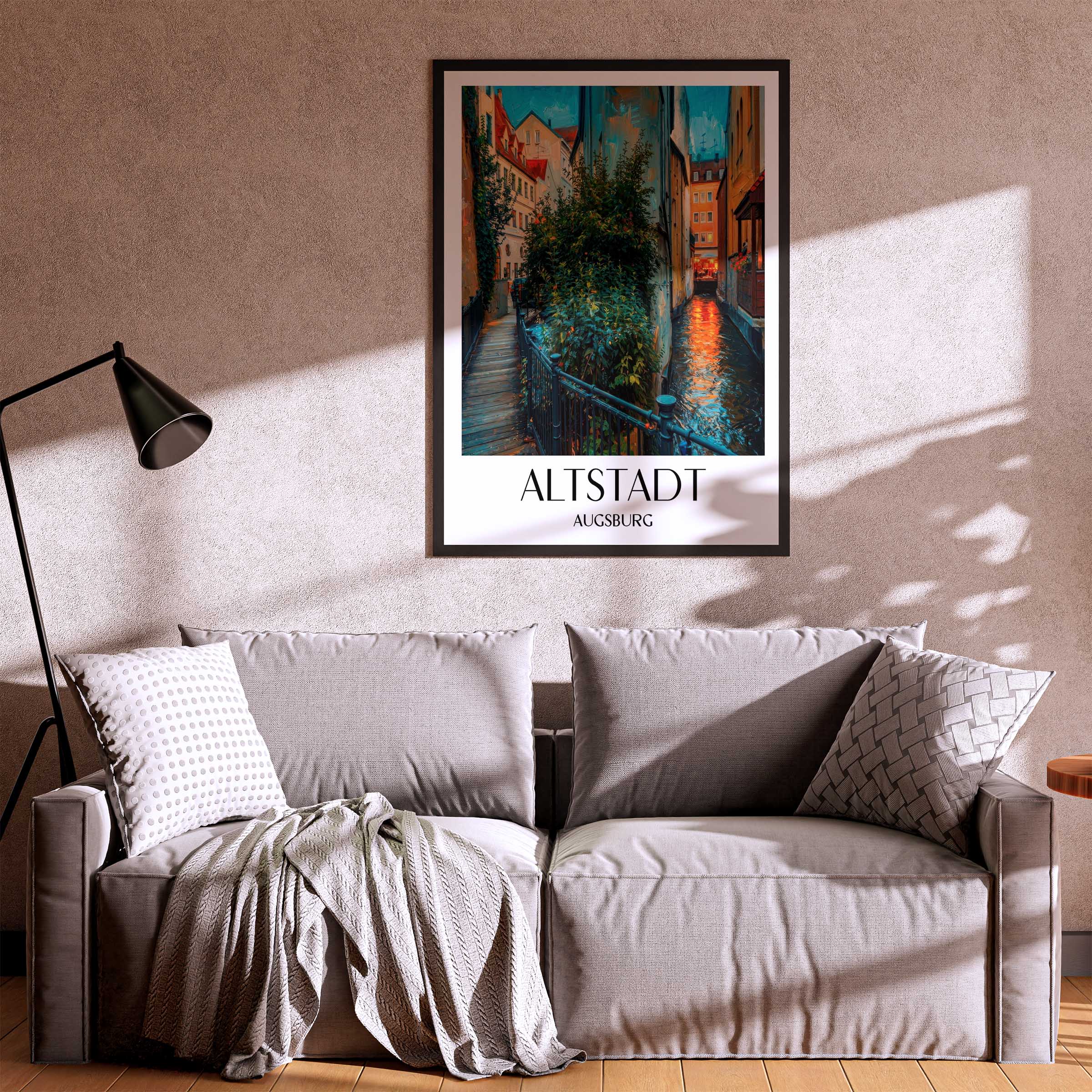 altstadt-augsburg-deutschland-poster-oil-painting-oelgemaelde