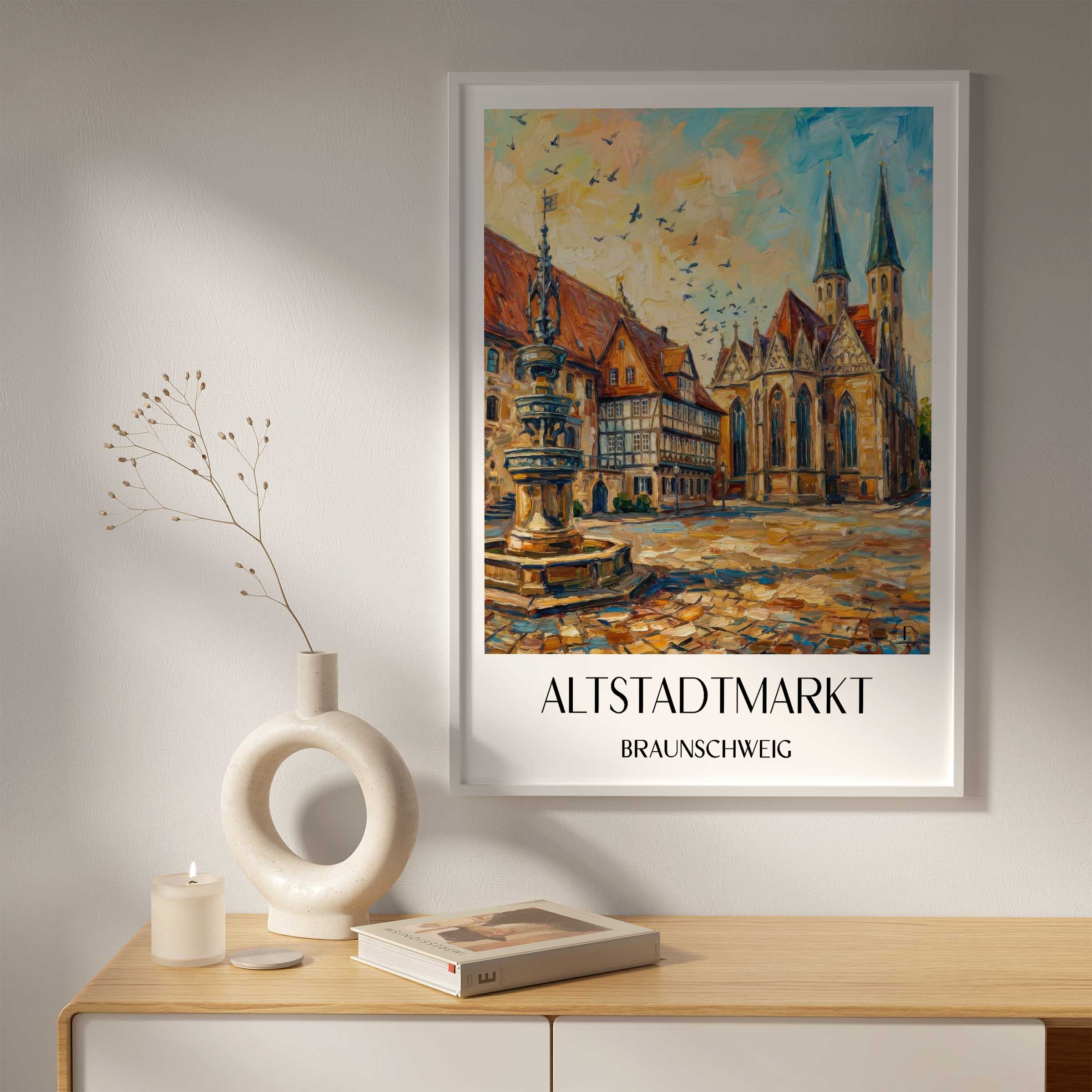 altstadtmarkt-braunschweig-deutschland-poster-oil-painting-oelgemaelde