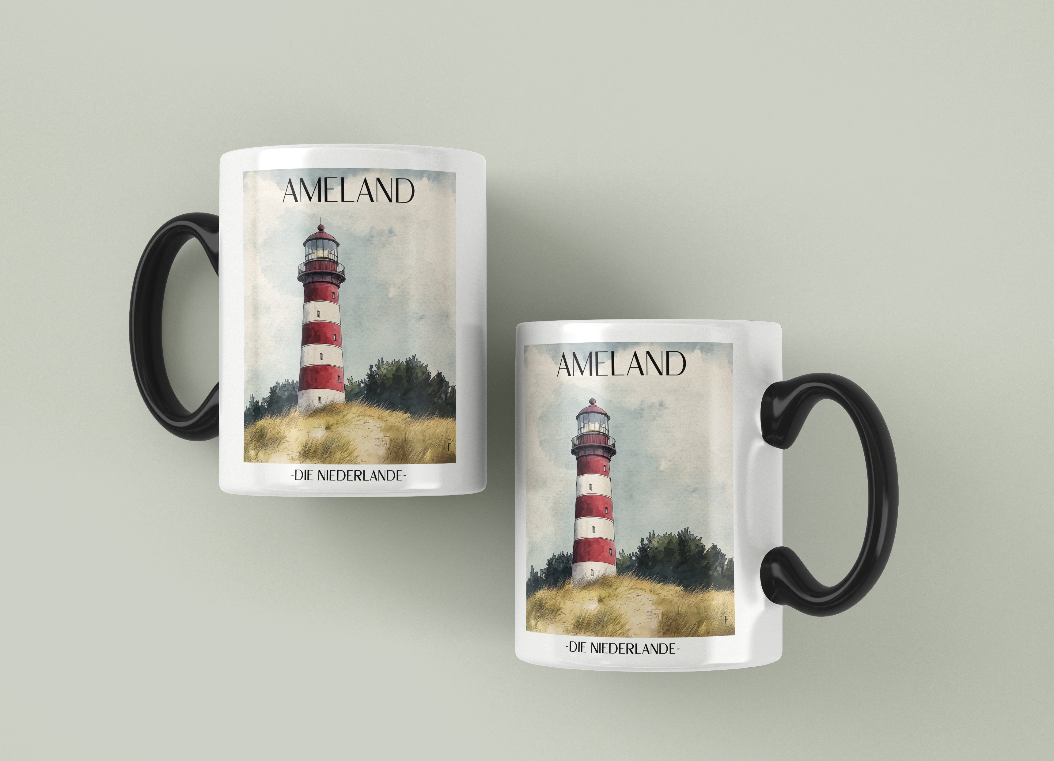 ameland-niederlande-einkaufstasche-aquarell