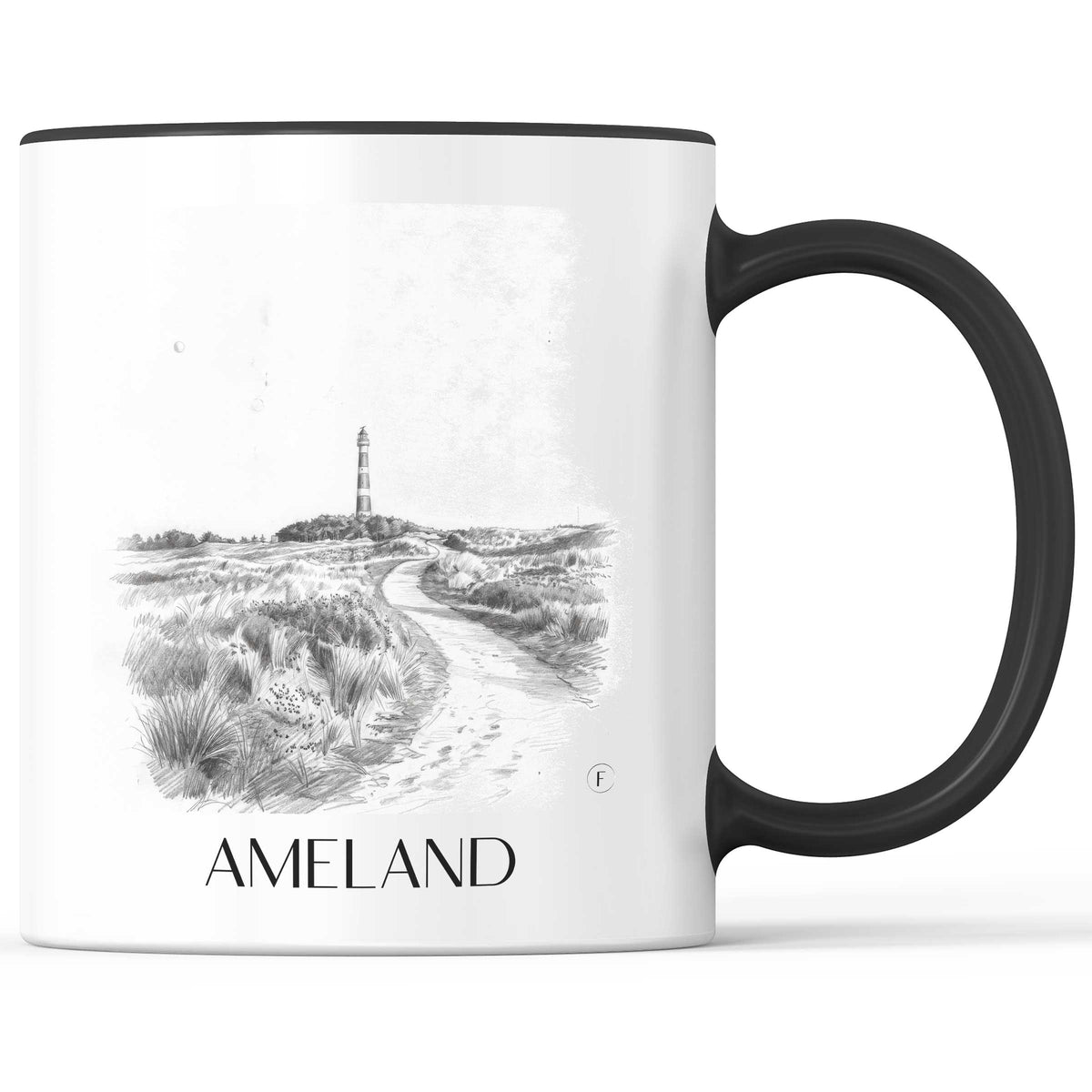 ameland-niederlande-kaffeebecher-bleistift-zeichnung-drawing
