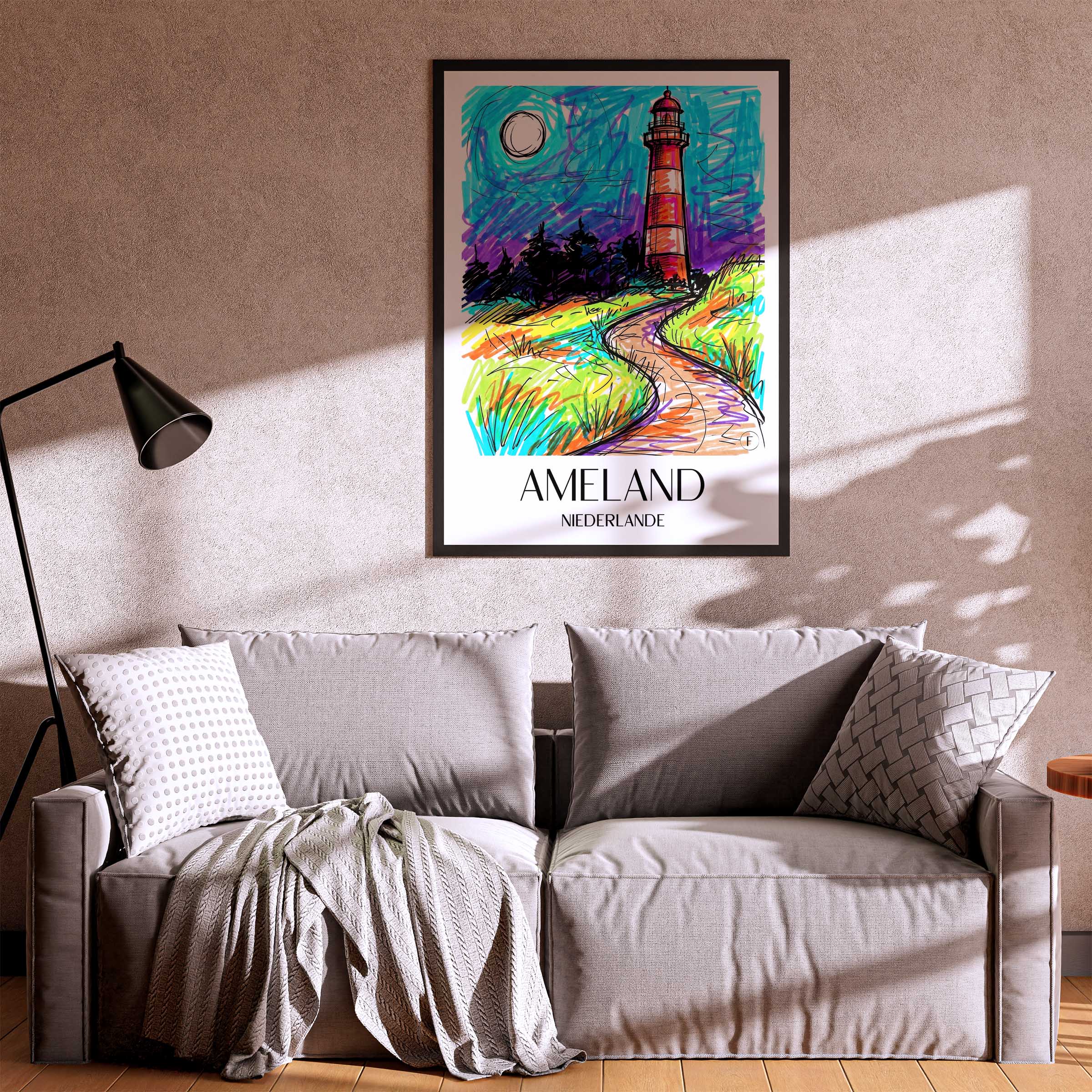 ameland-niederlande-poster-graffiti