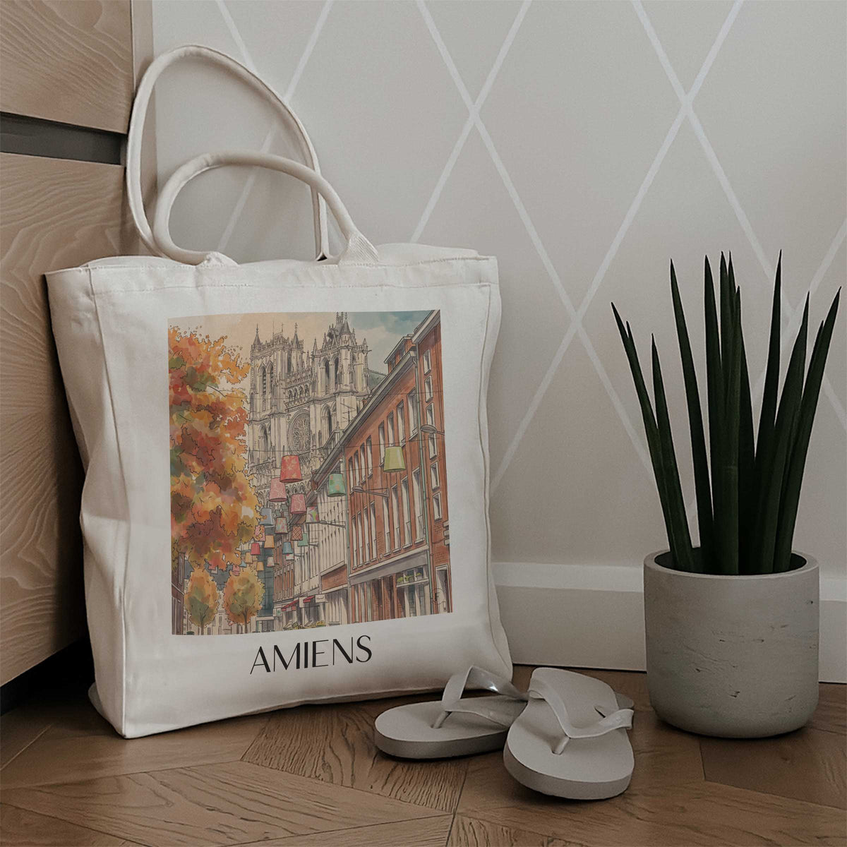 amiens-somme-frankreich-einkaufstasche-aquarell