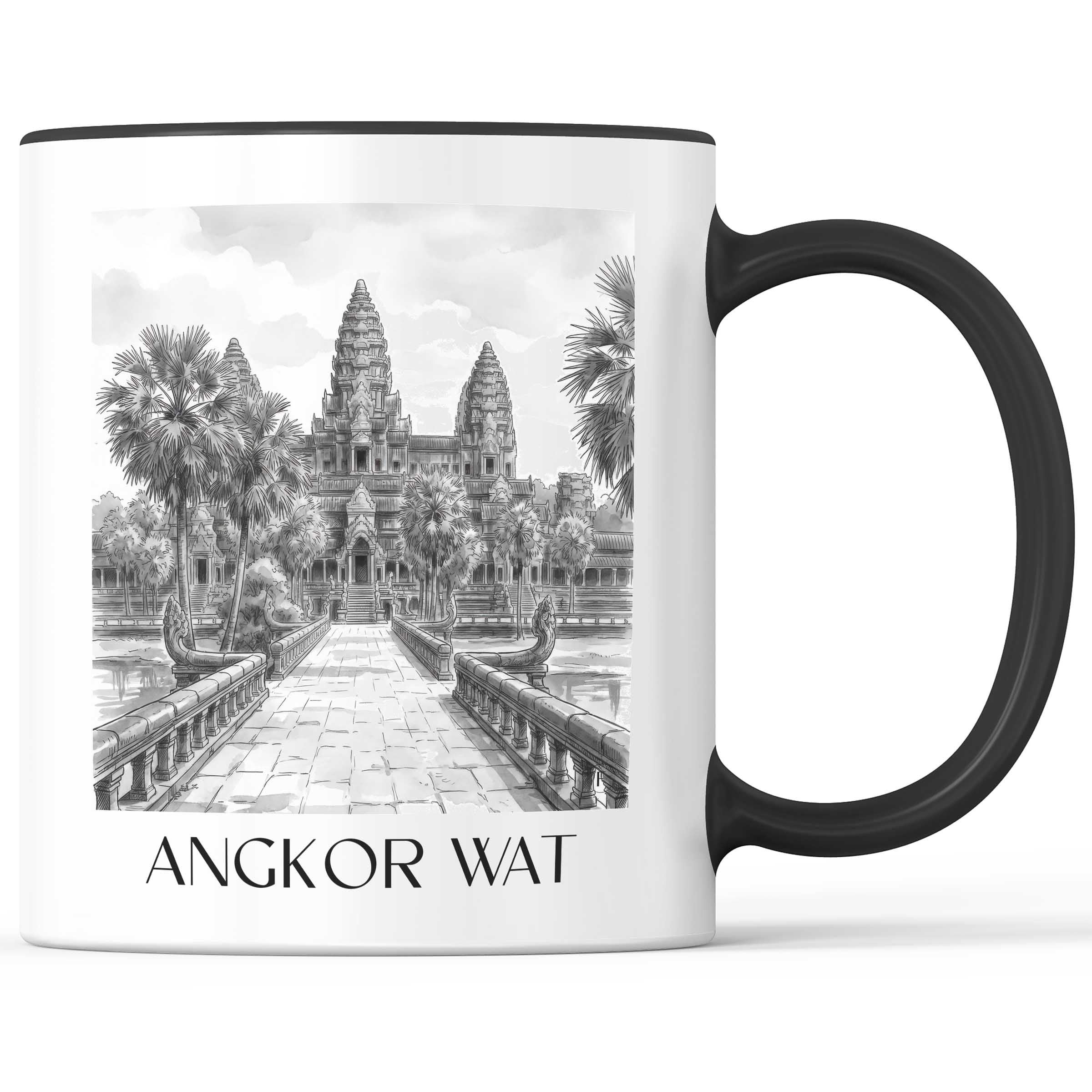 angkor-wat-kambodscha-kaffeebecher-aquarell-schwarz-weiss