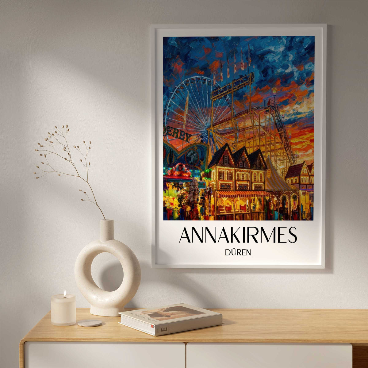 annakirmes-düren-deutschland-poster-oil-painting-oelgemaelde