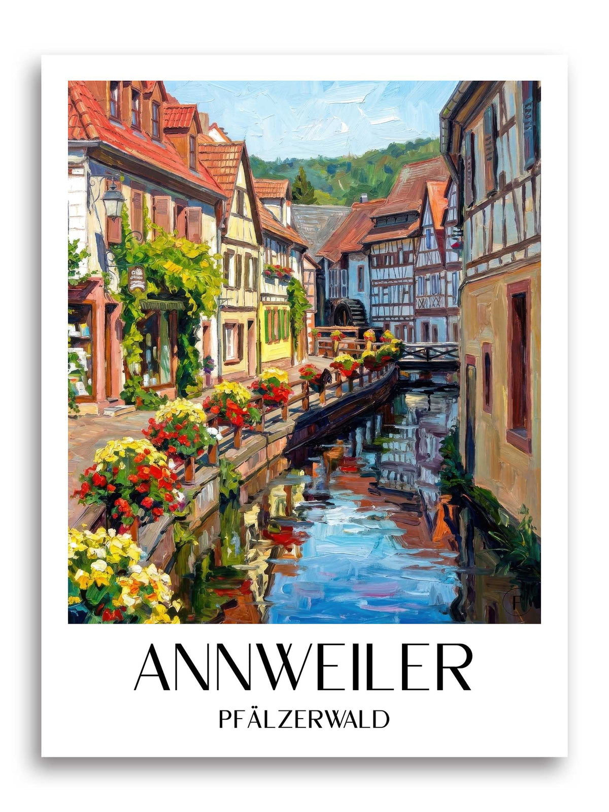 annweiler-pfälzerwald-deutschland-poster-oil-painting-oelgemaelde