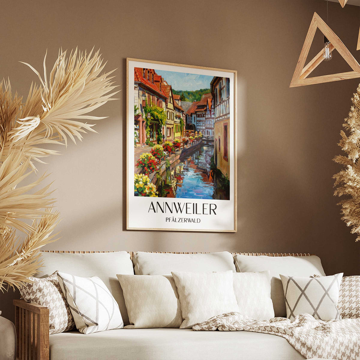 annweiler-pfälzerwald-deutschland-poster-oil-painting-oelgemaelde