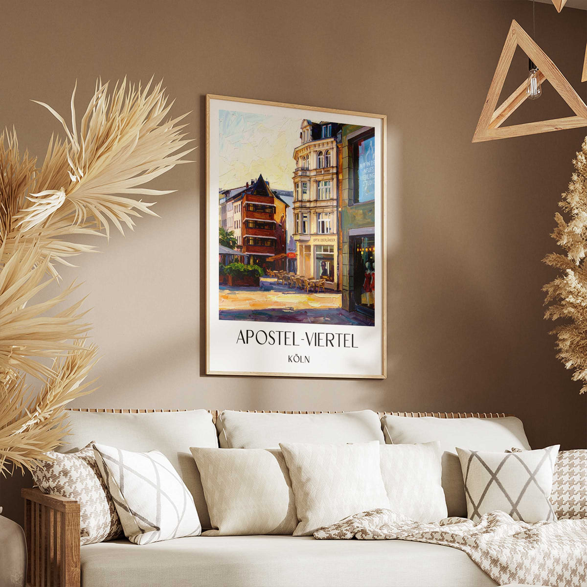 apostel-viertel-köln-deutschland-poster-oil-painting-oelgemaelde