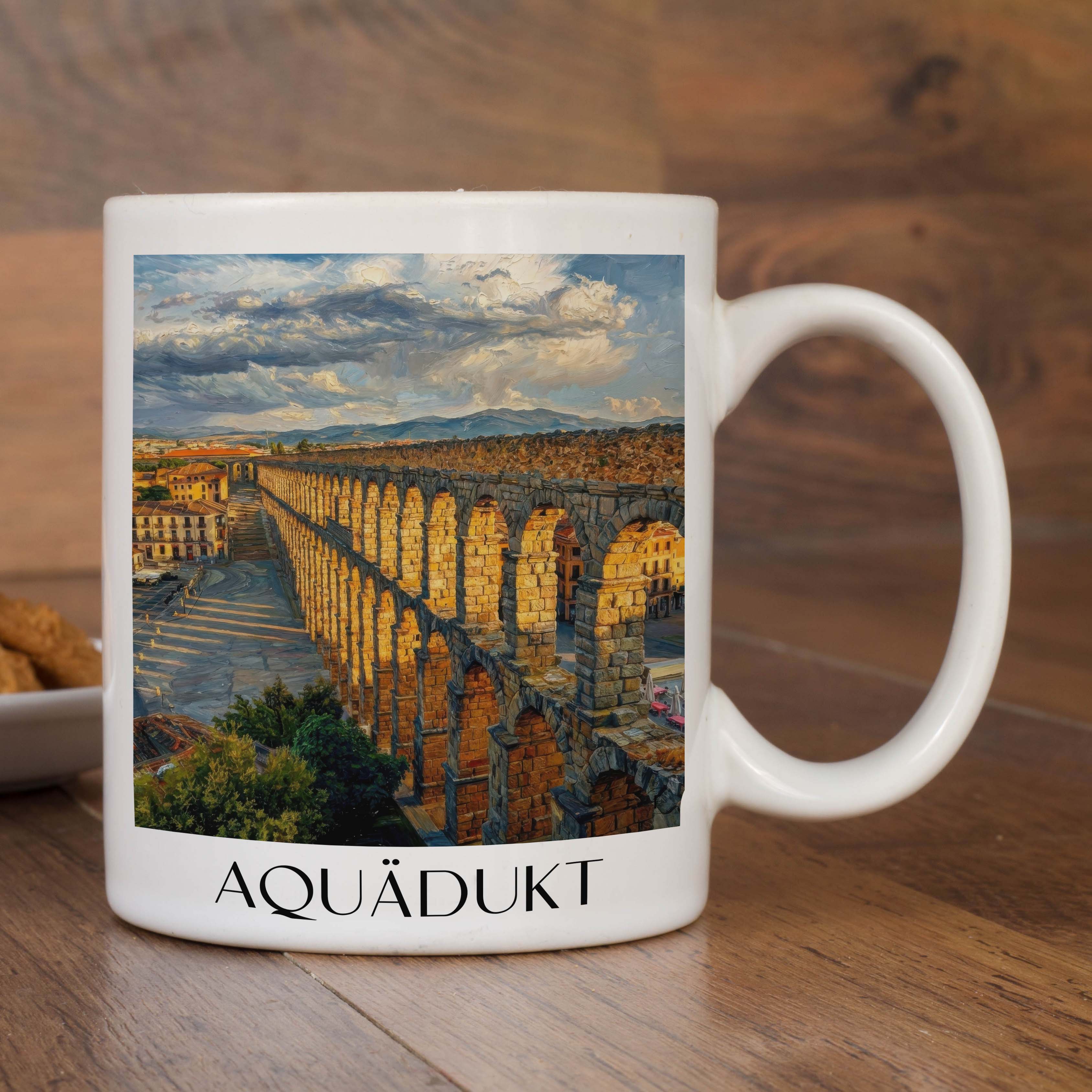 aquädukt-segovia-spanien-kaffeebecher-oil-painting-oelgemaelde