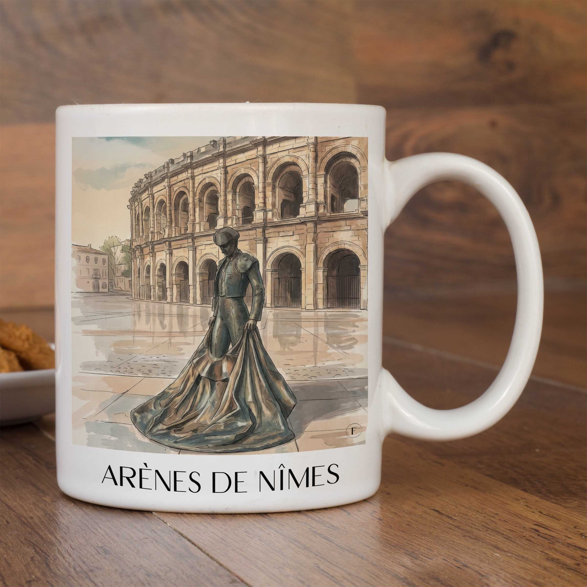 arènes-de-nîmes-okzitanien--frankreich-kaffeebecher-aquarell