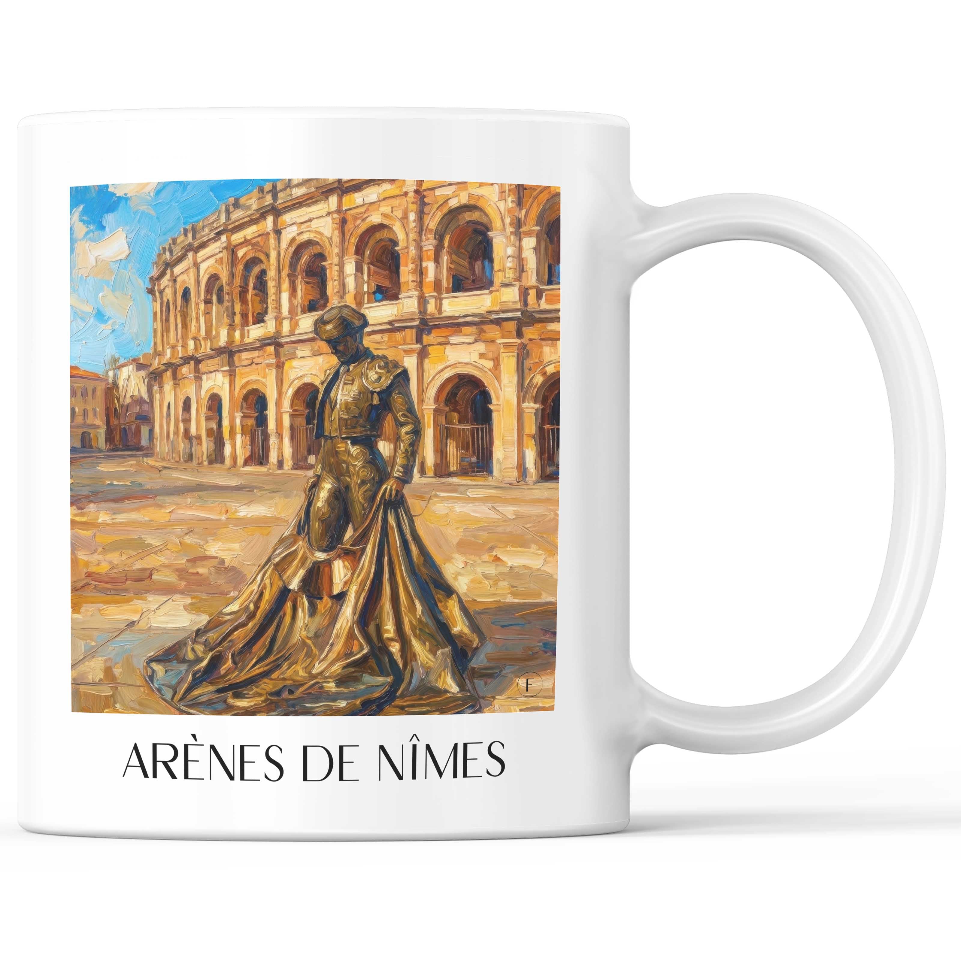 arènes-de-nîmes-okzitanien--frankreich-kaffeebecher-oil-painting-oelgemaelde