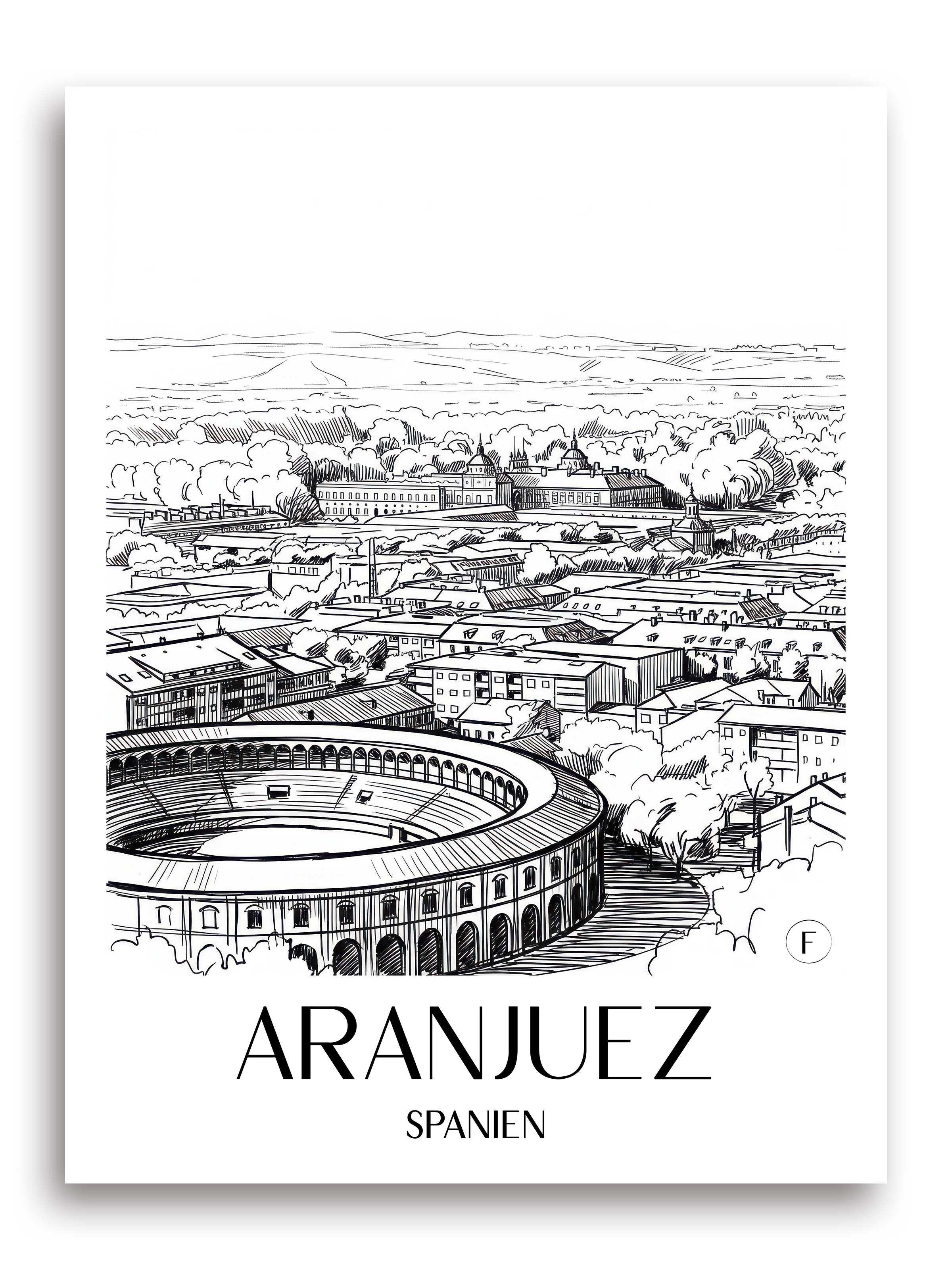 aranjuez-spanien-spanien-poster-skizze