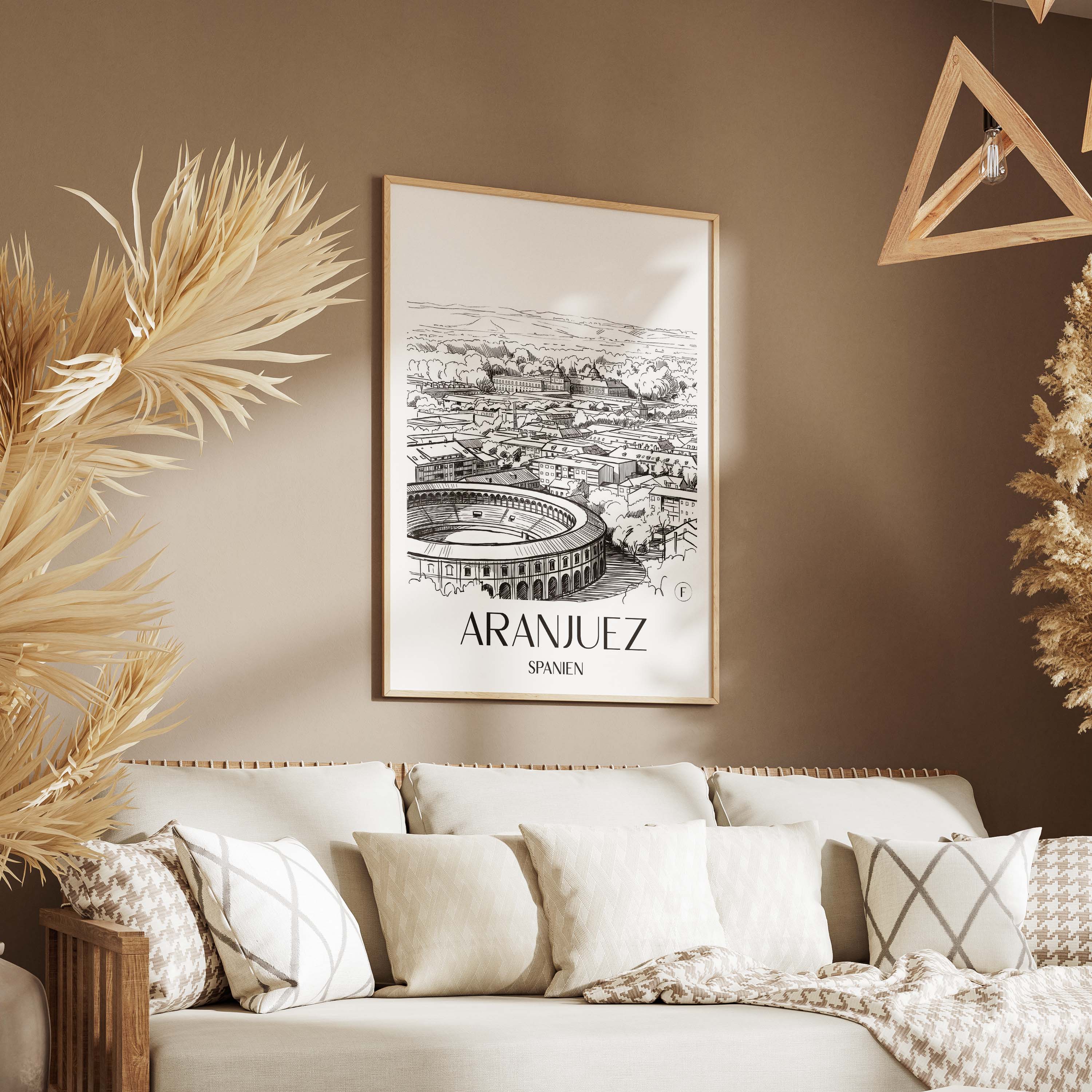 aranjuez-spanien-spanien-poster-skizze