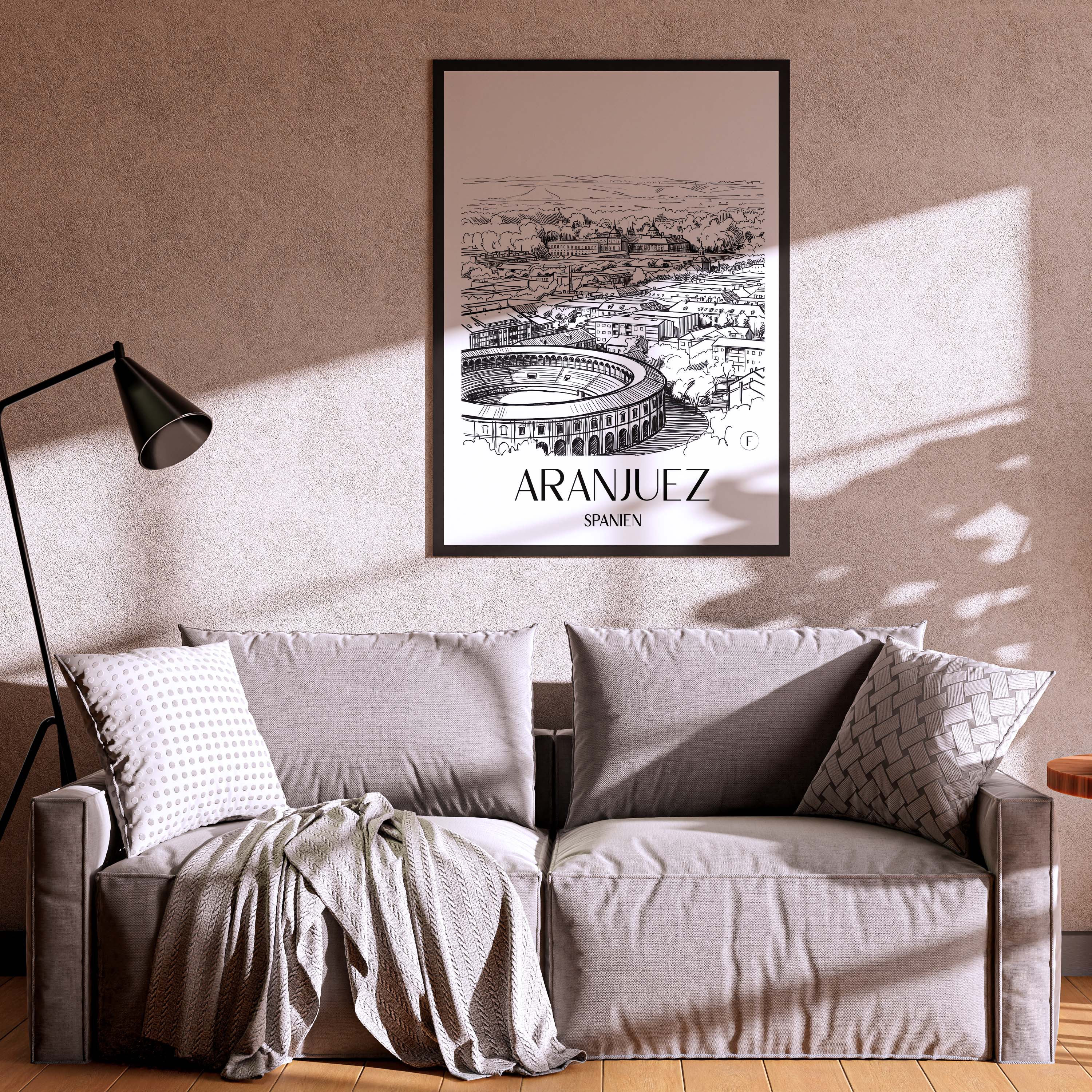 aranjuez-spanien-spanien-poster-skizze