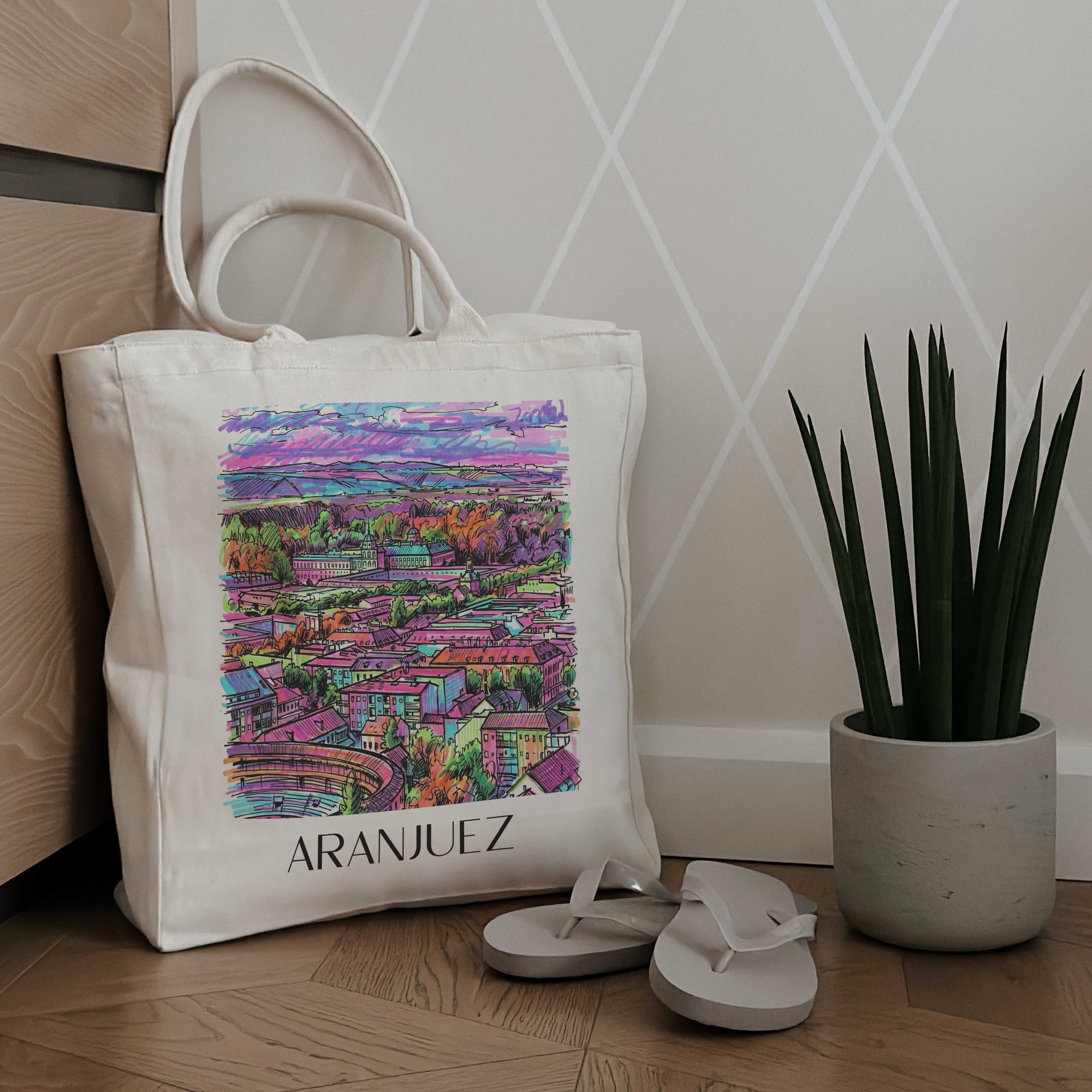 aranjuez-spanien-spanien-einkaufstasche-graffiti