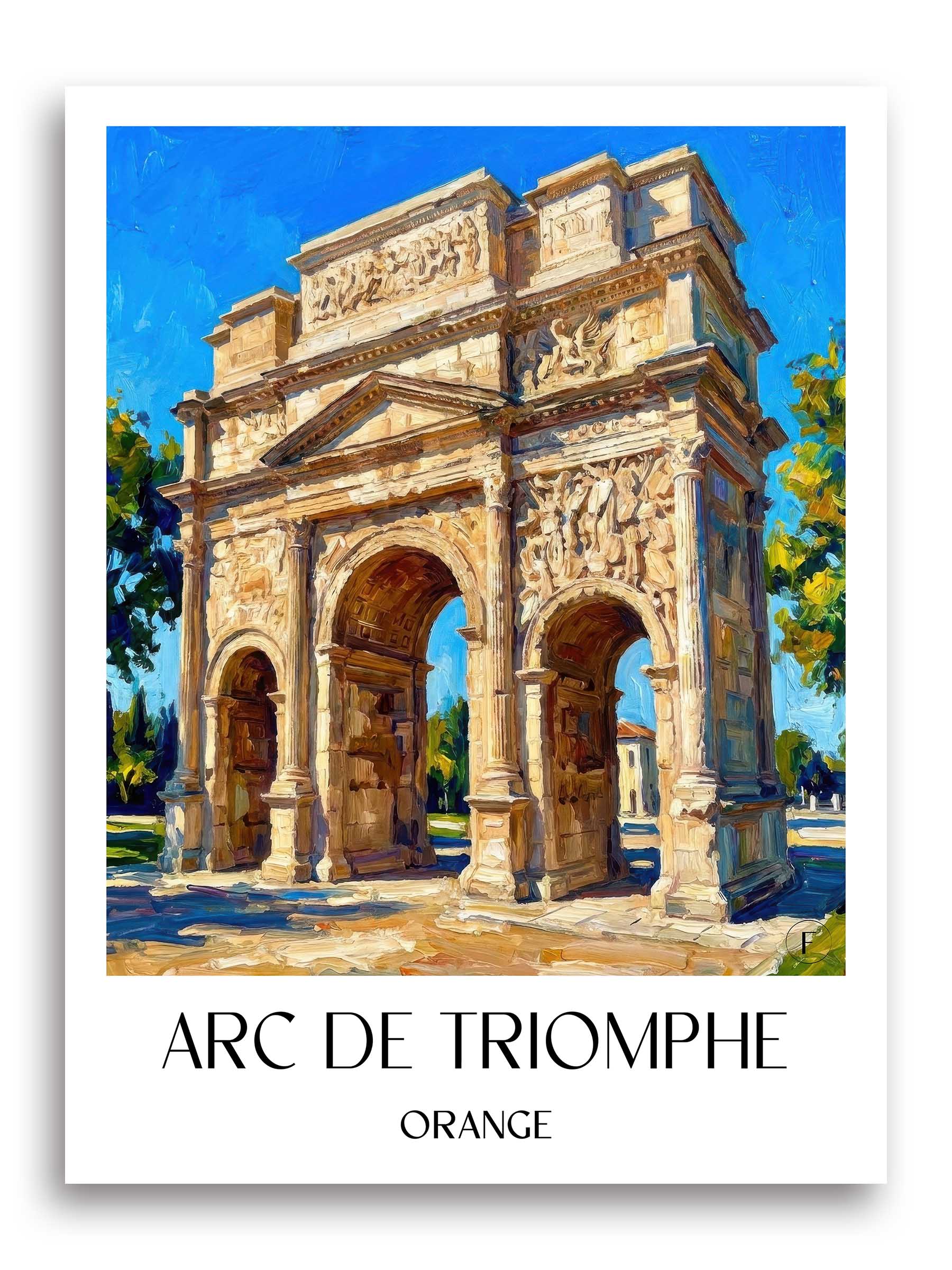 arc-de-triomphe-orange-frankreich-poster-oil-painting-oelgemaelde