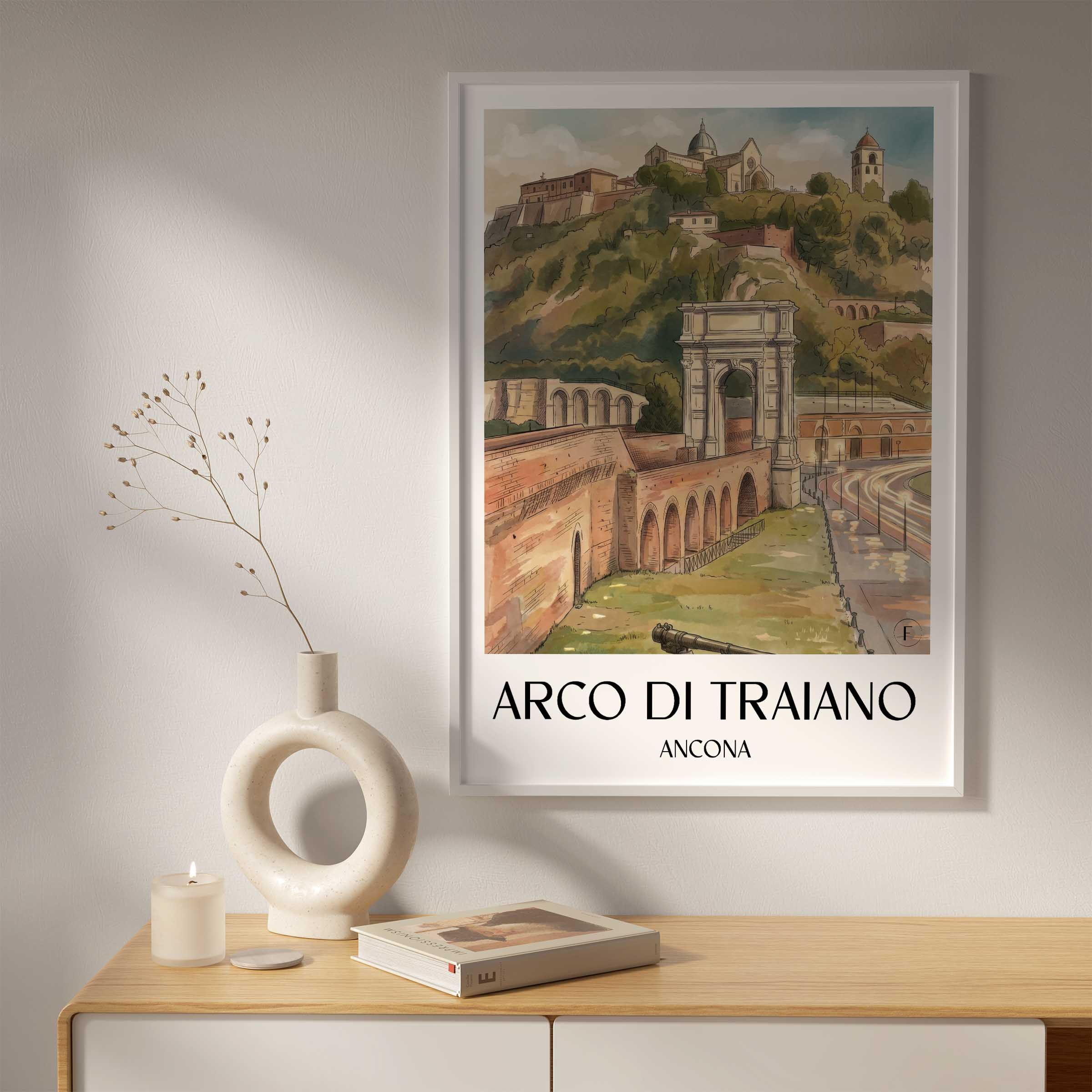 arco-di-traiano-ancona-italien-poster-aquarell