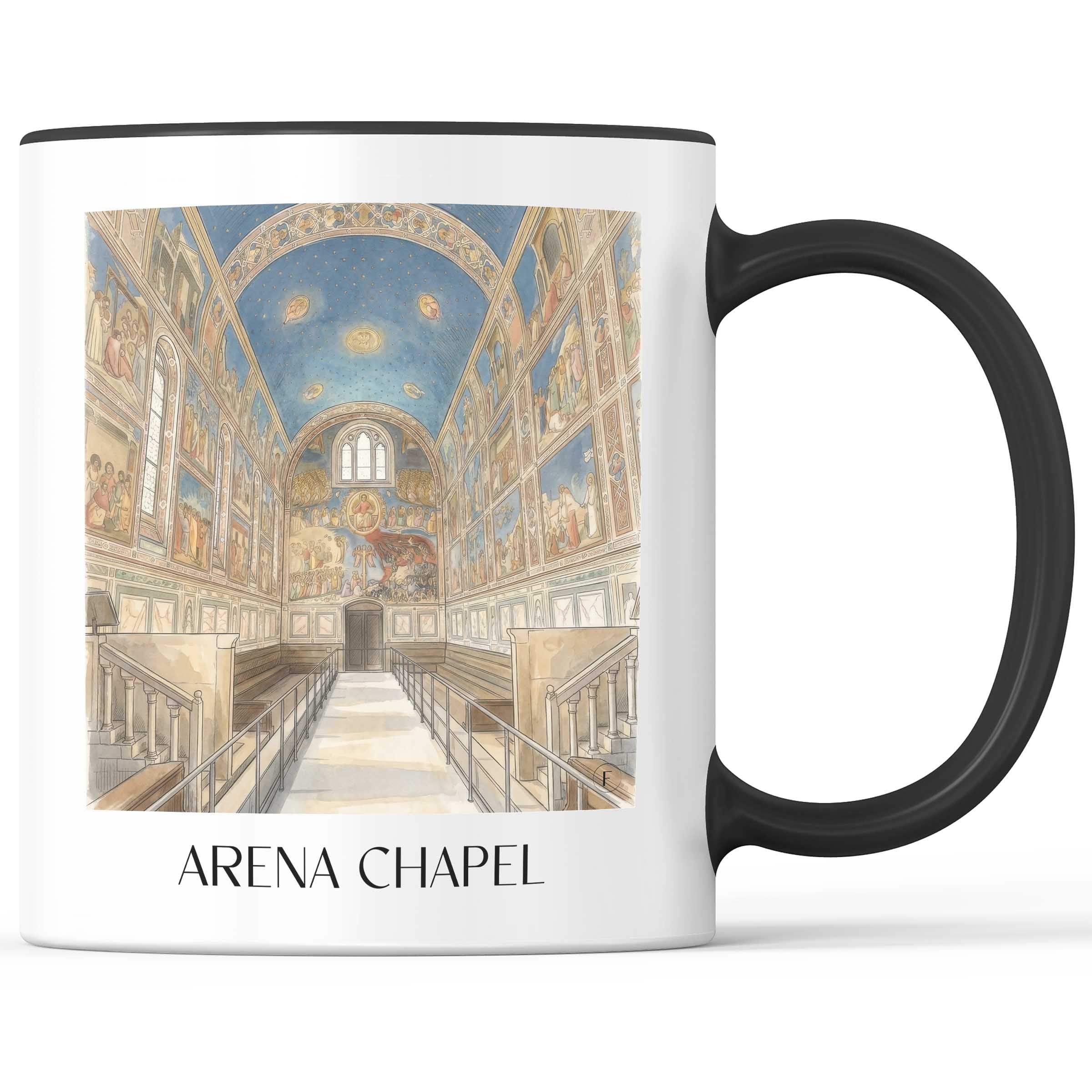 Arenakapelle Kaffeebecher - Padua - Italien Becher - Kaffeetasse im Aquarell Stil - favplace