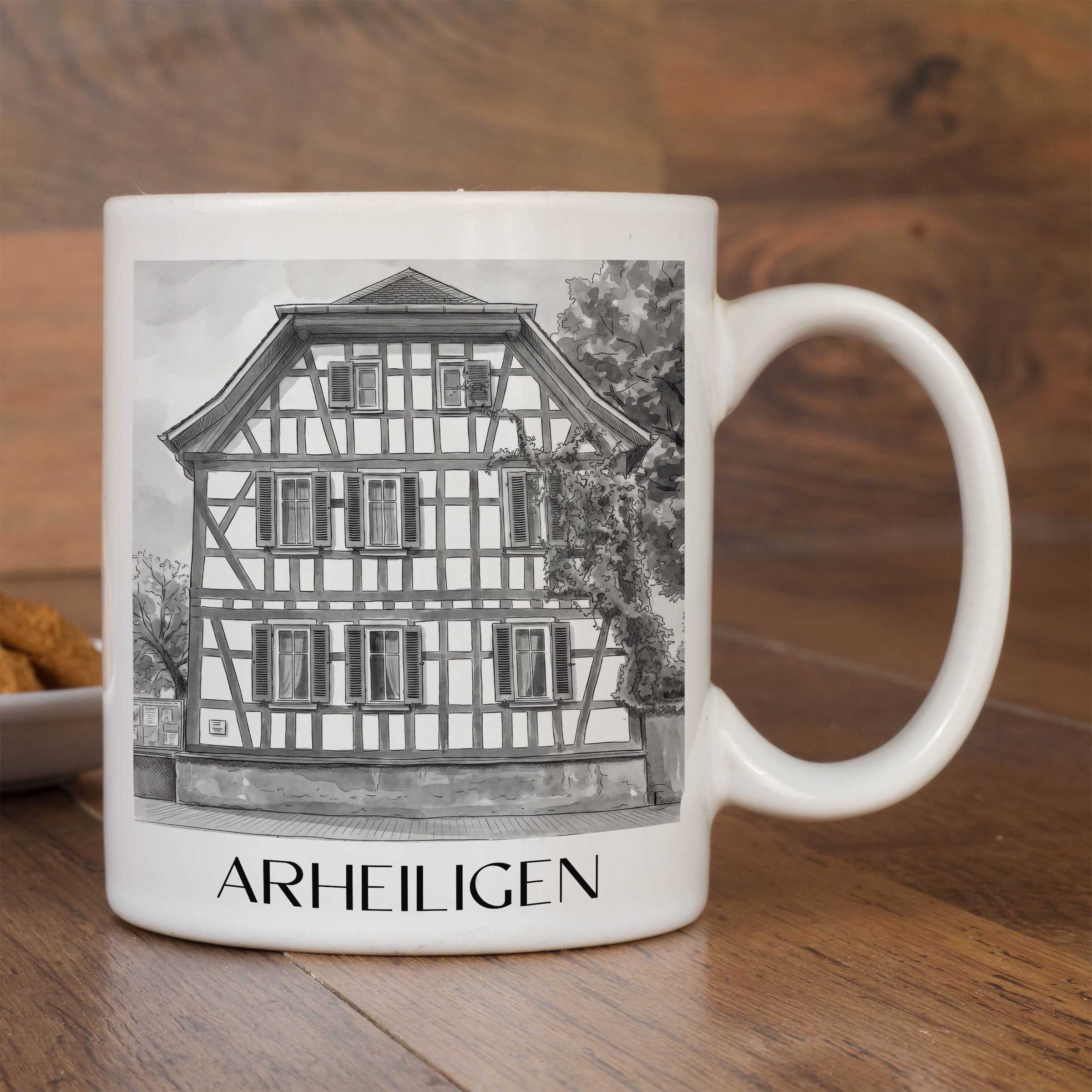 arheiligen-darmstadt-deutschland-kaffeebecher-aquarell-schwarz-weiss
