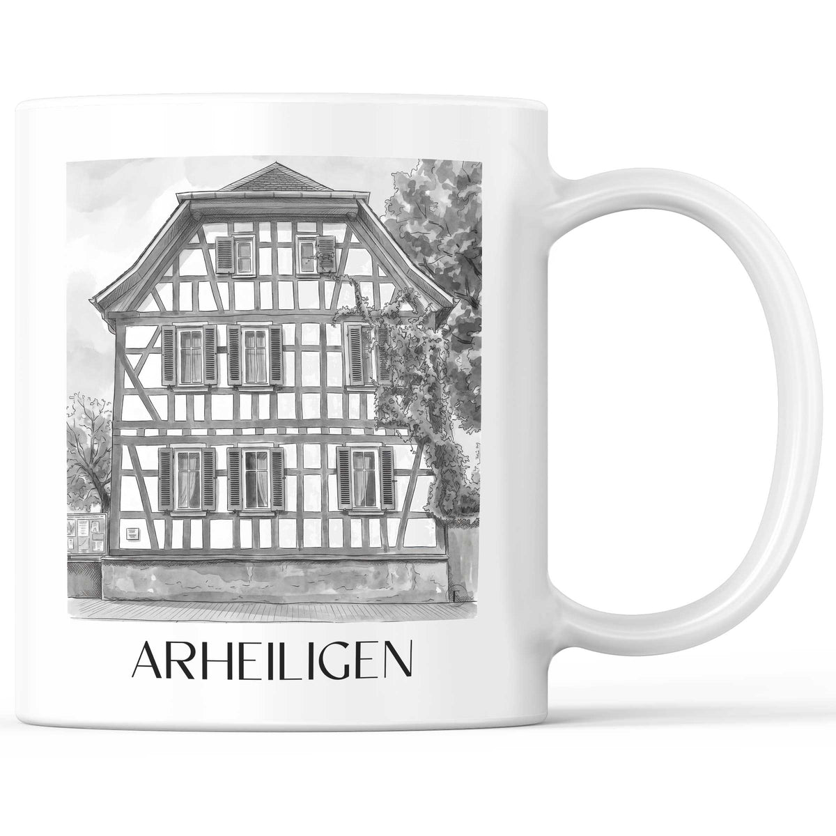 arheiligen-darmstadt-deutschland-kaffeebecher-aquarell-schwarz-weiss