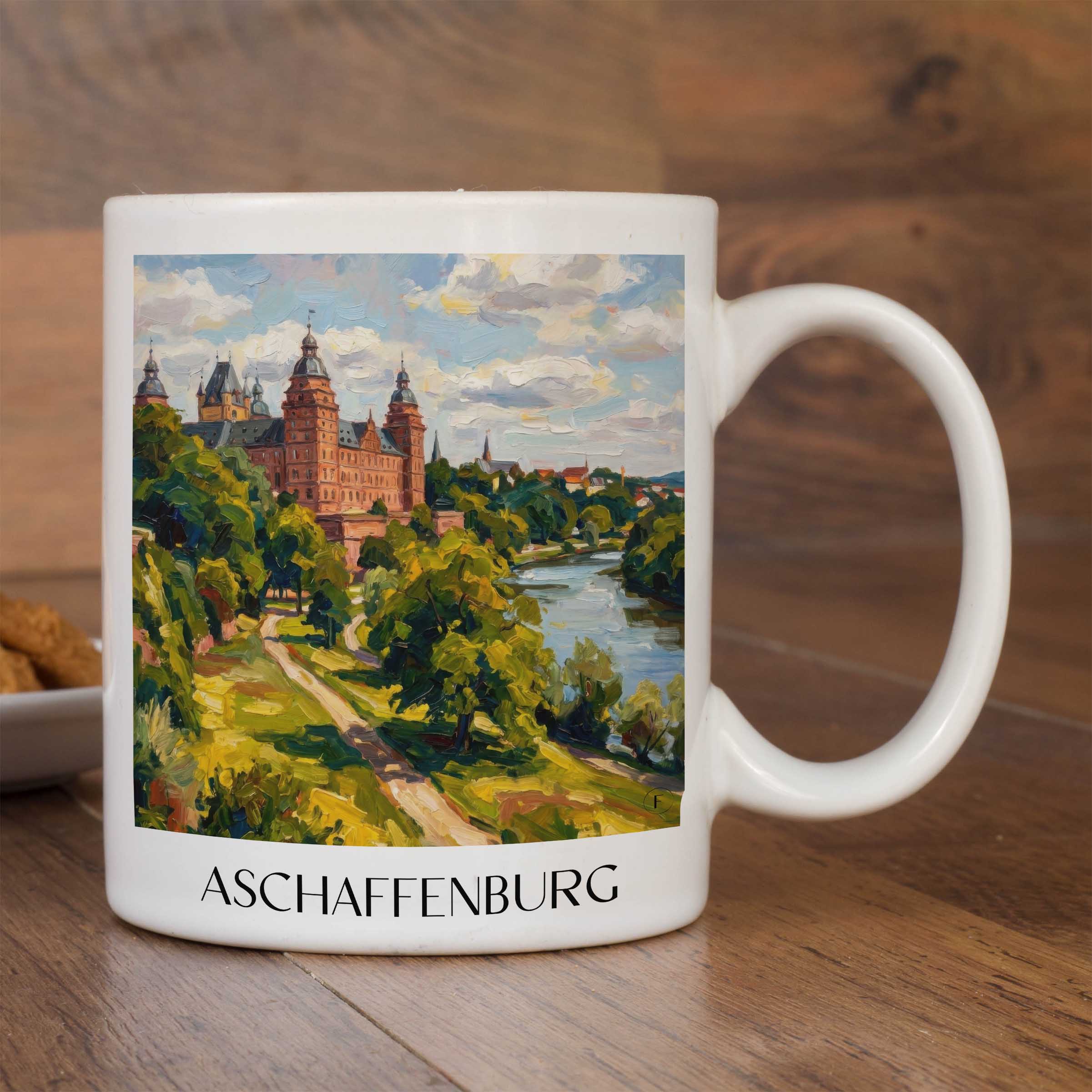 aschaffenburg-unterfranken-deutschland-kaffeebecher-oil-painting-oelgemaelde
