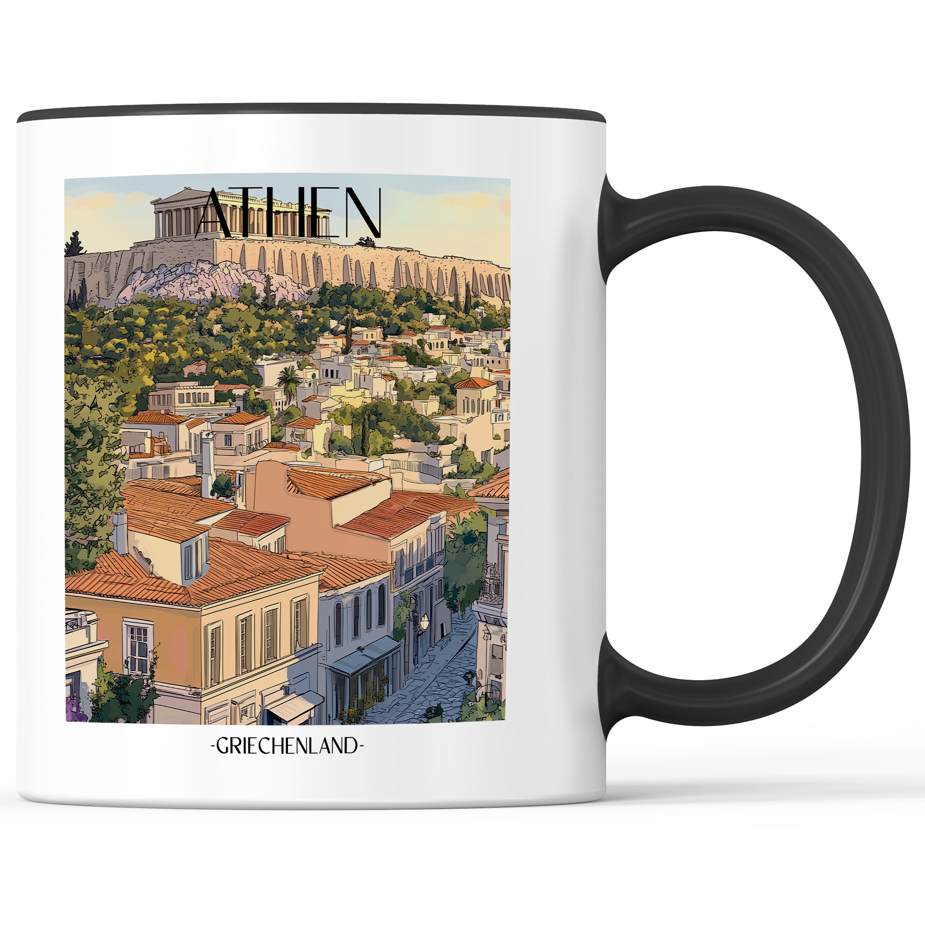 athen-griechenland-einkaufstasche-aquarell