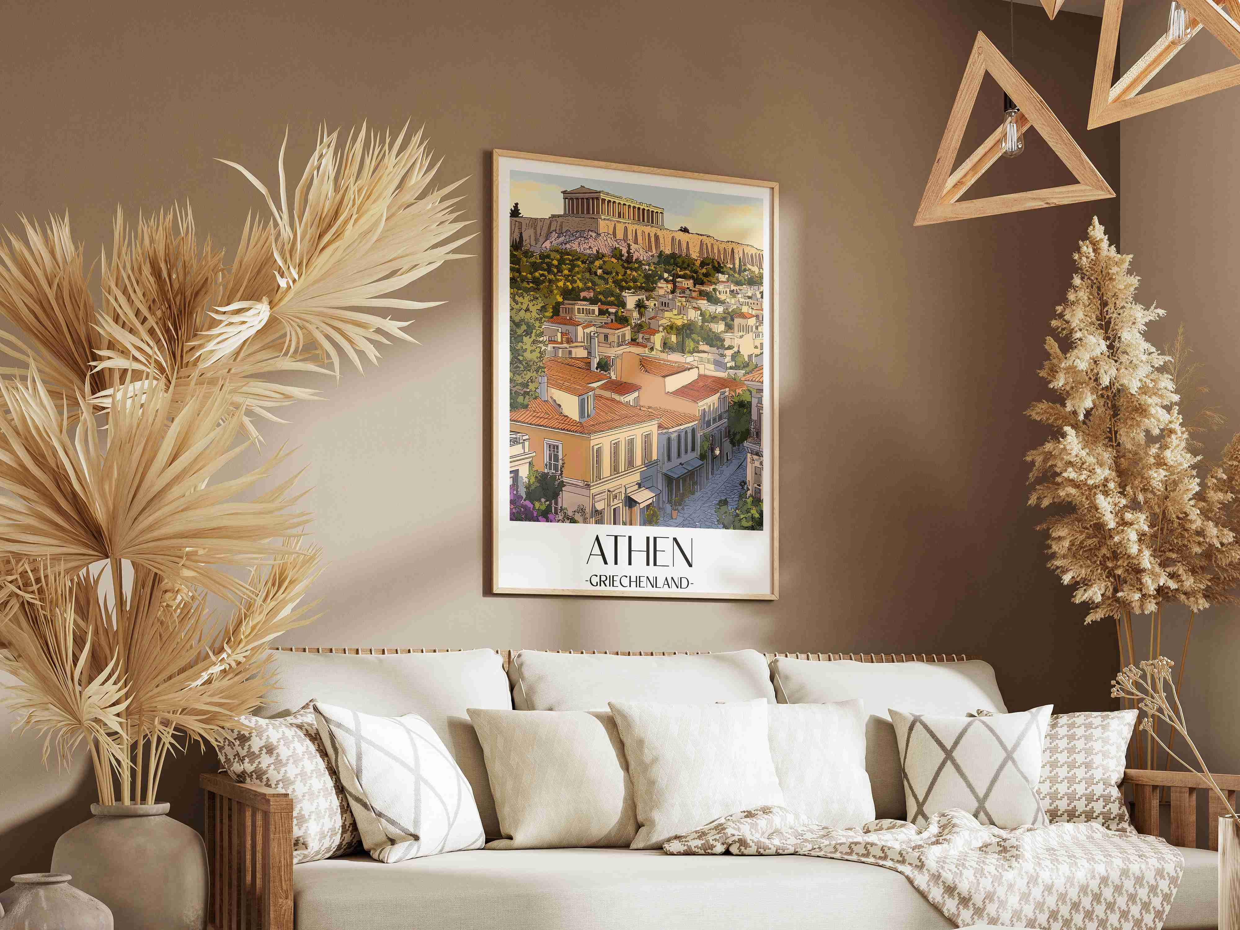 athen-griechenland-poster-aquarell