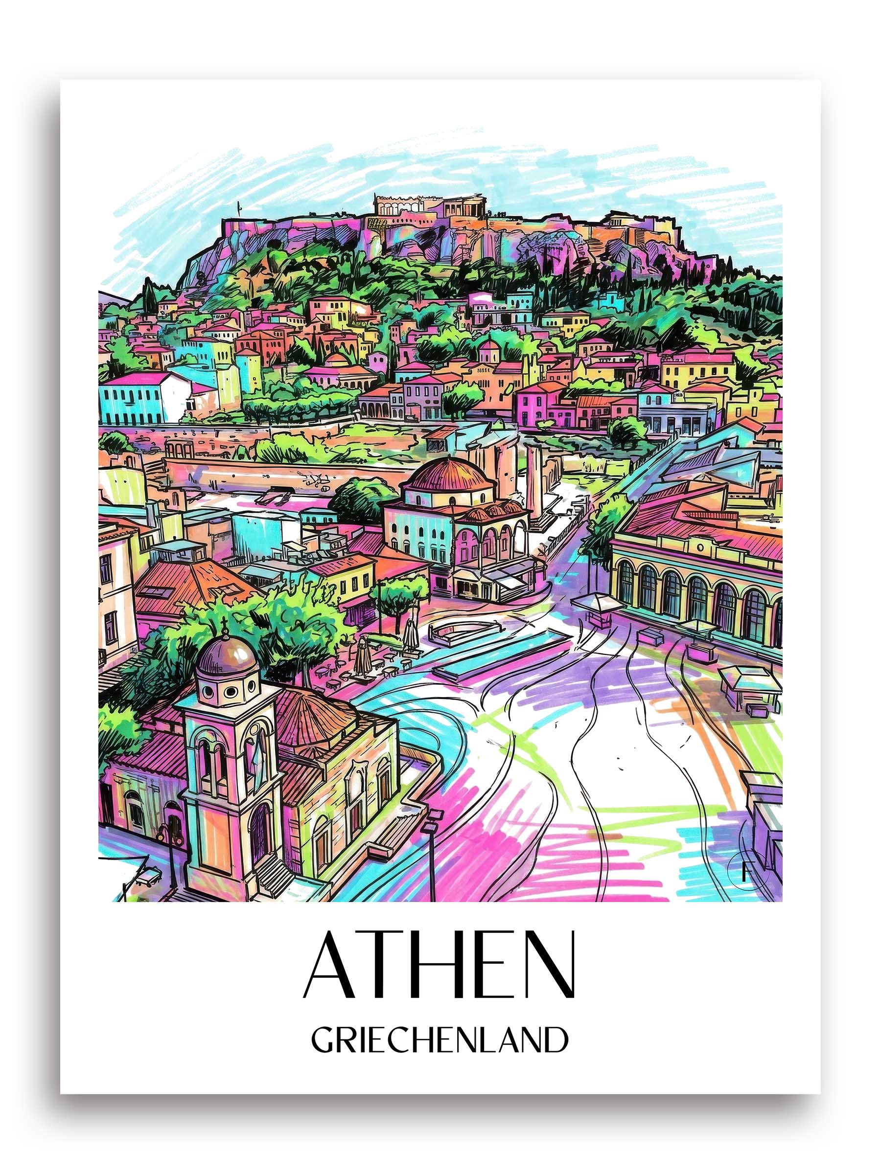 athen-griechenland-poster-graffiti