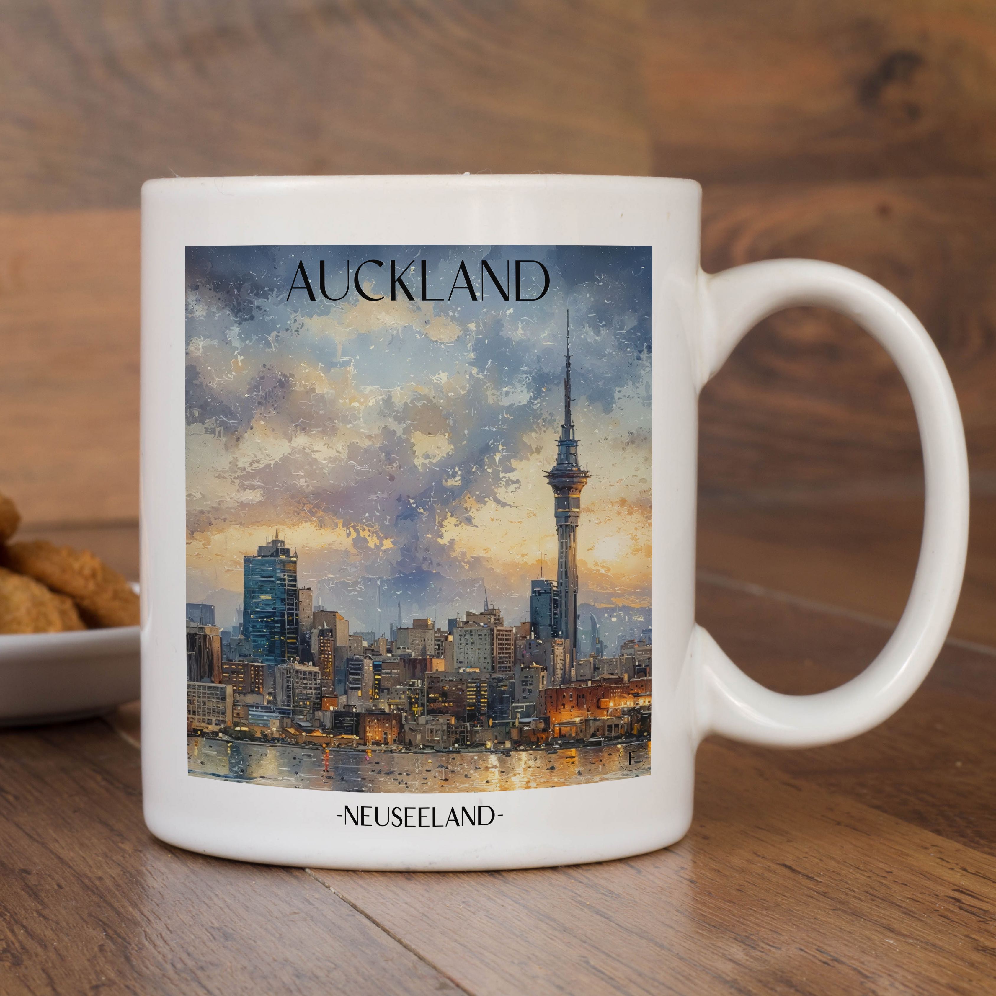 auckland-neuseeland-einkaufstasche-aquarell