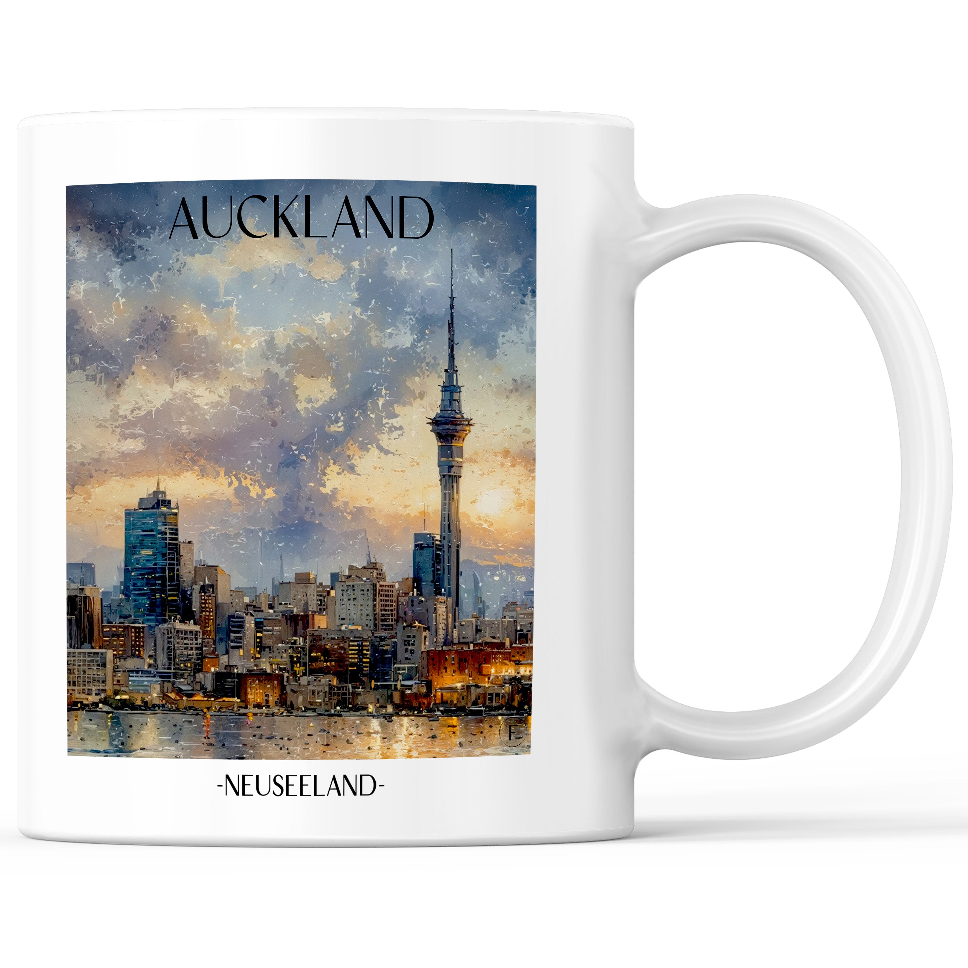 auckland-neuseeland-einkaufstasche-aquarell