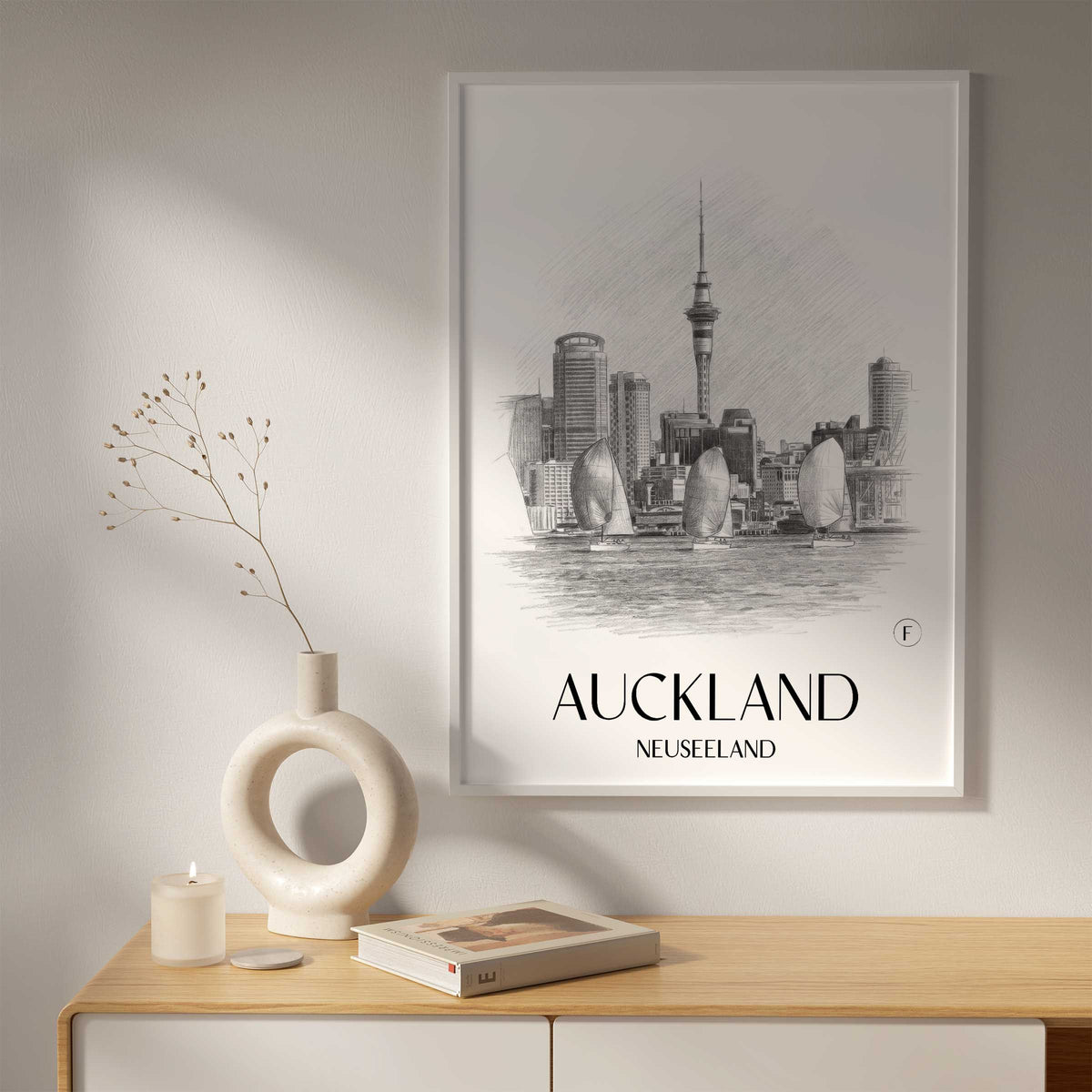 auckland-neuseeland-poster-bleistift-zeichnung-drawing