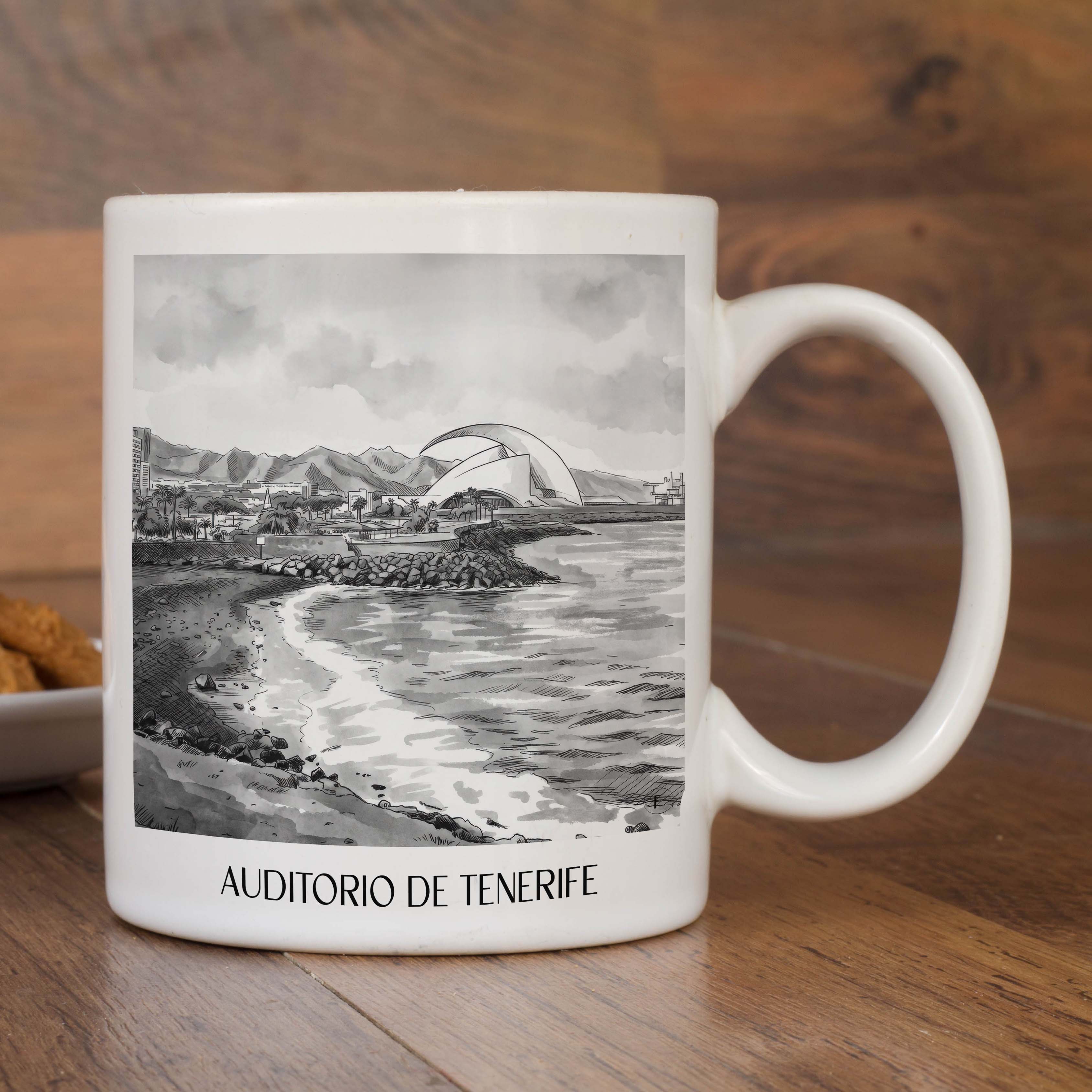 auditorio-de-tenerife-spanien-spanien-kaffeebecher-aquarell-schwarz-weiss
