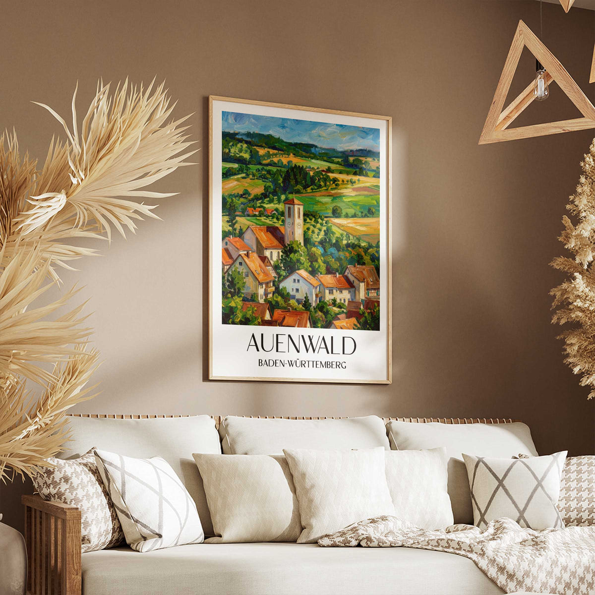 auenwald-baden-württemberg-deutschland-poster-oil-painting-oelgemaelde