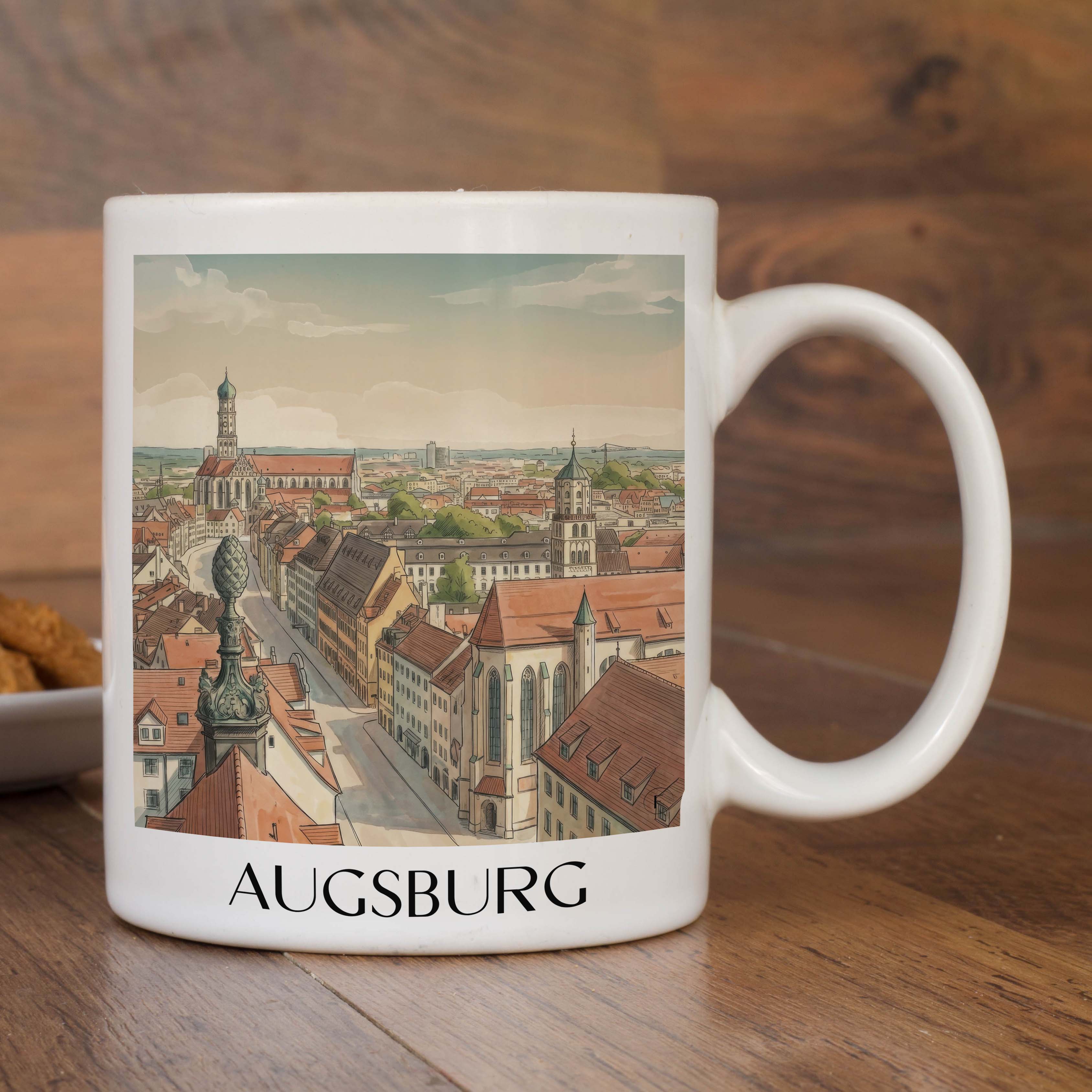 augsburg-deutschland-kaffeebecher-aquarell