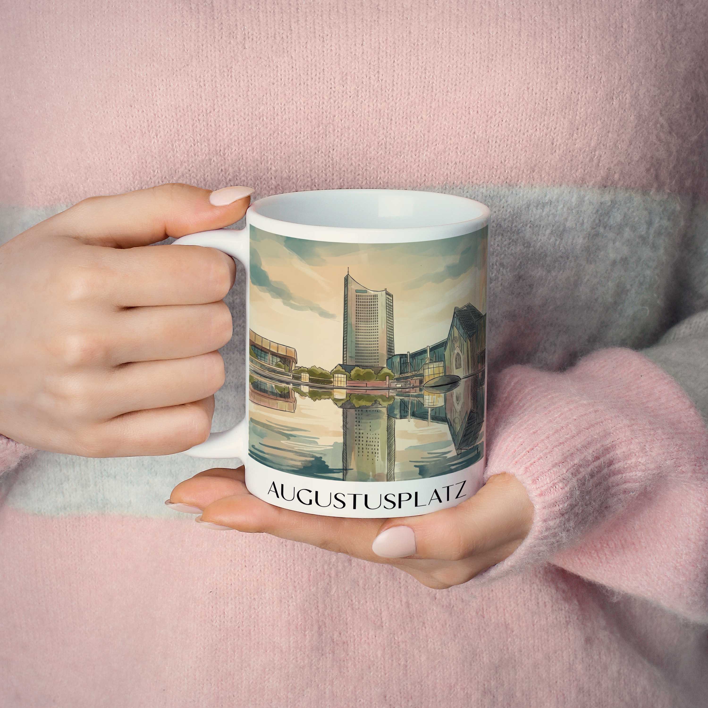 augustusplatz-leipzig-deutschland-kaffeebecher-aquarell