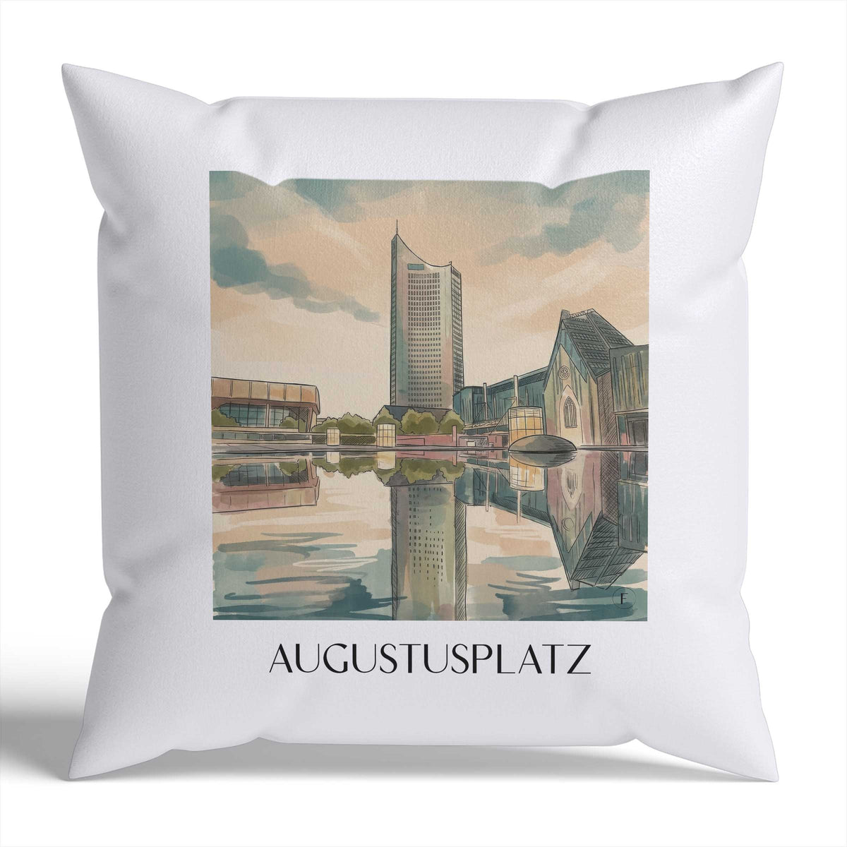 augustusplatz-leipzig-deutschland-kissenbezug-aquarell