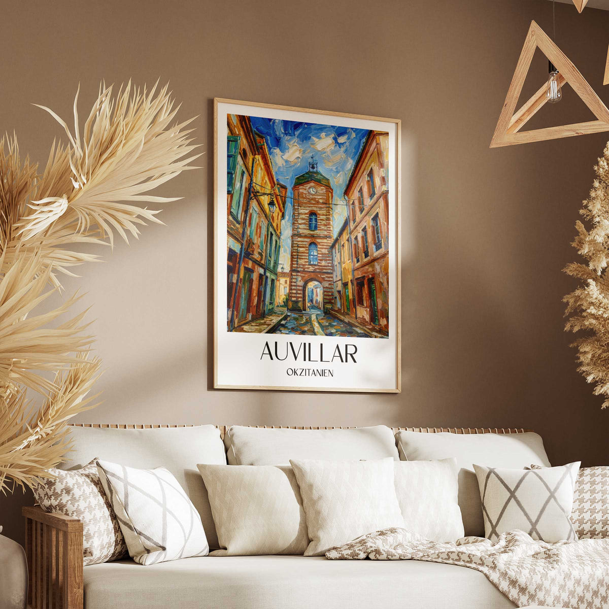 auvillar-okzitanien-frankreich-poster-oil-painting-oelgemaelde
