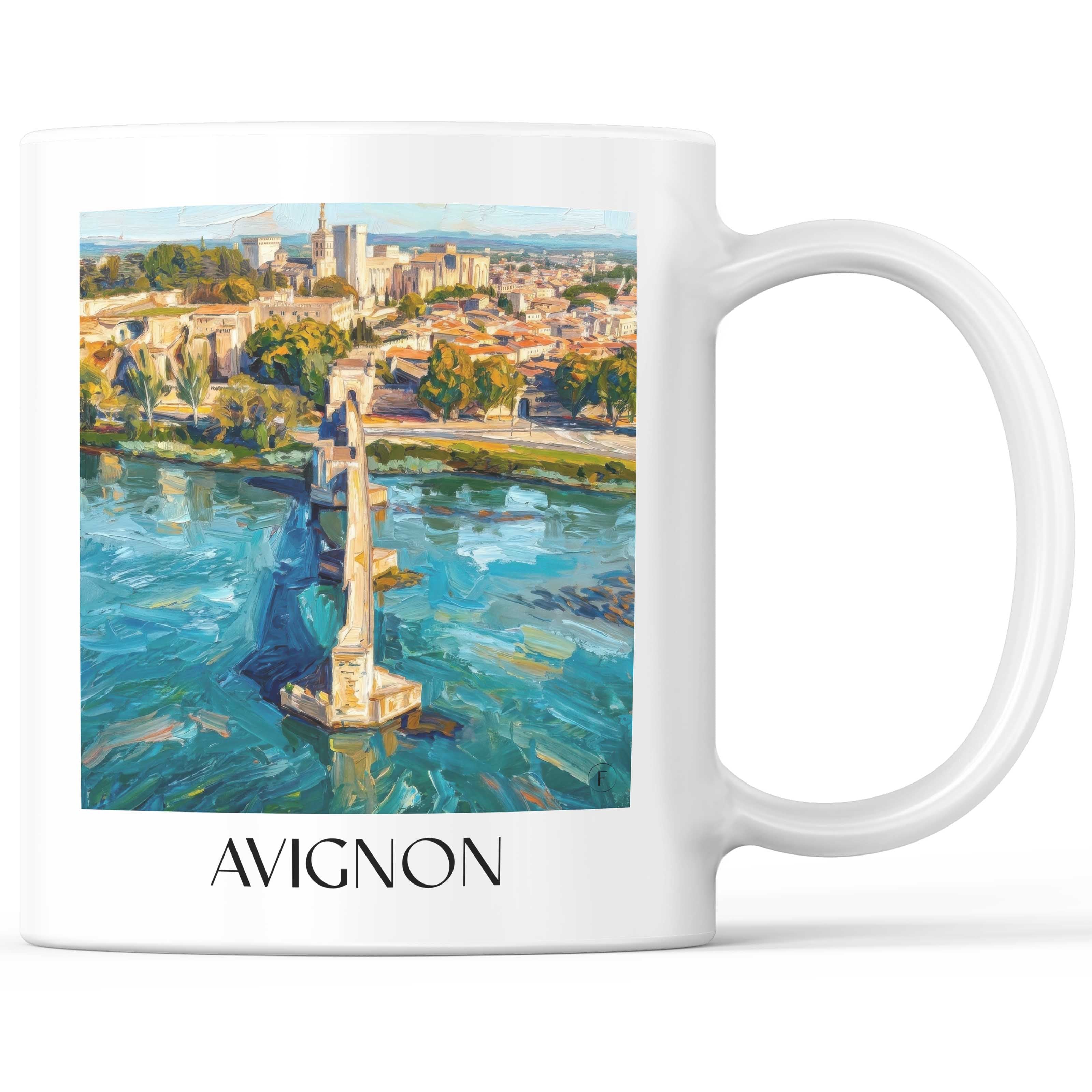 avignon-provence-frankreich-kaffeebecher-oil-painting-oelgemaelde