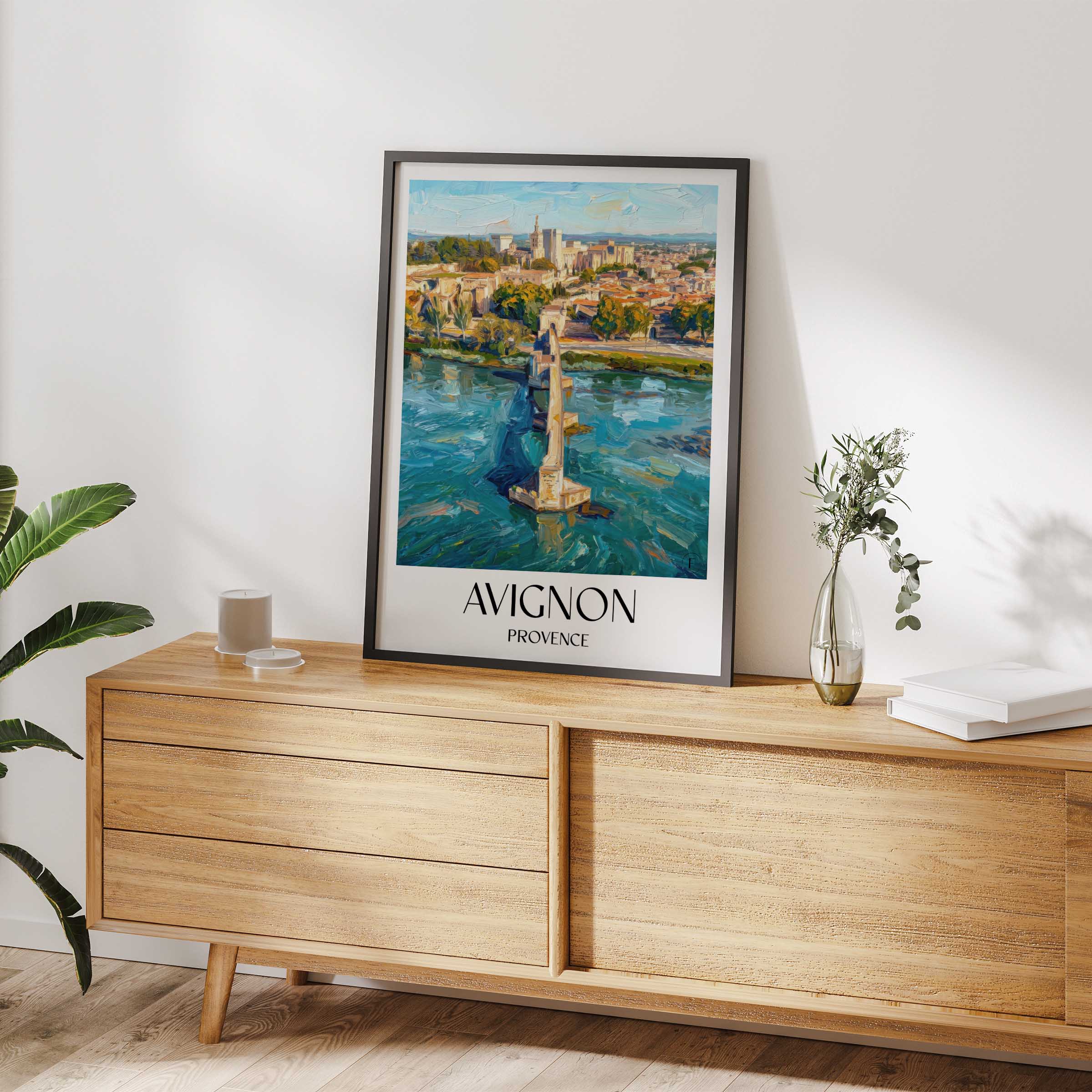 avignon-provence-frankreich-poster-oil-painting-oelgemaelde