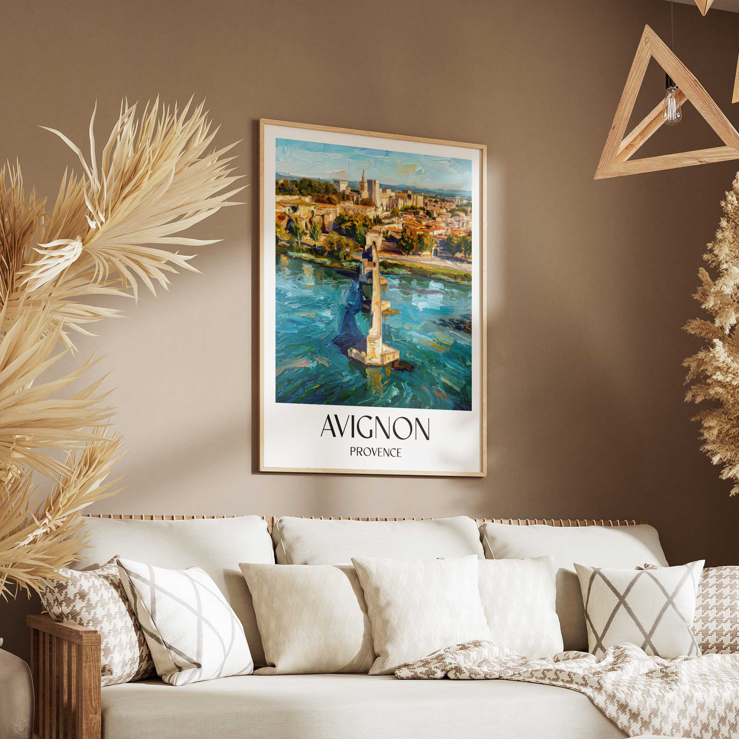 avignon-provence-frankreich-poster-oil-painting-oelgemaelde