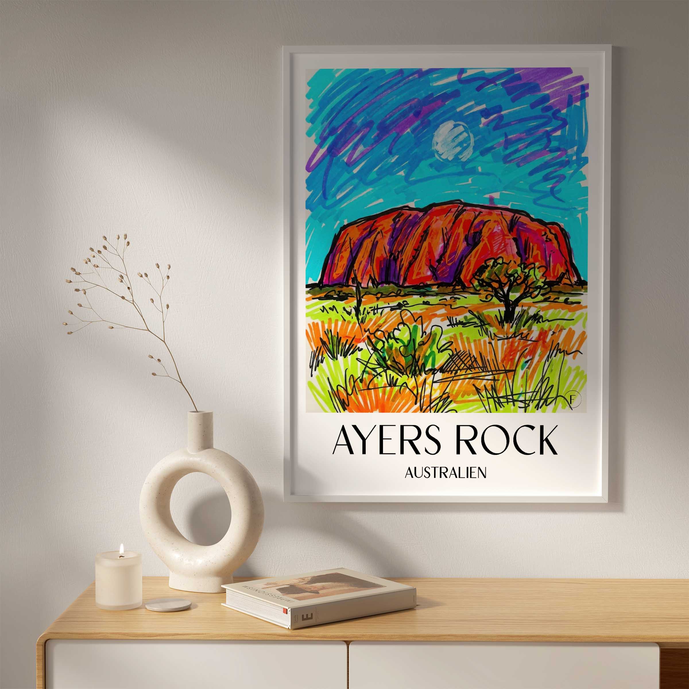 ayers-rock-australien-poster-graffiti