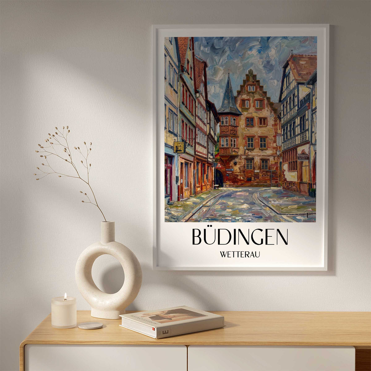 büdingen-wetterau-deutschland-poster-oil-painting-oelgemaelde