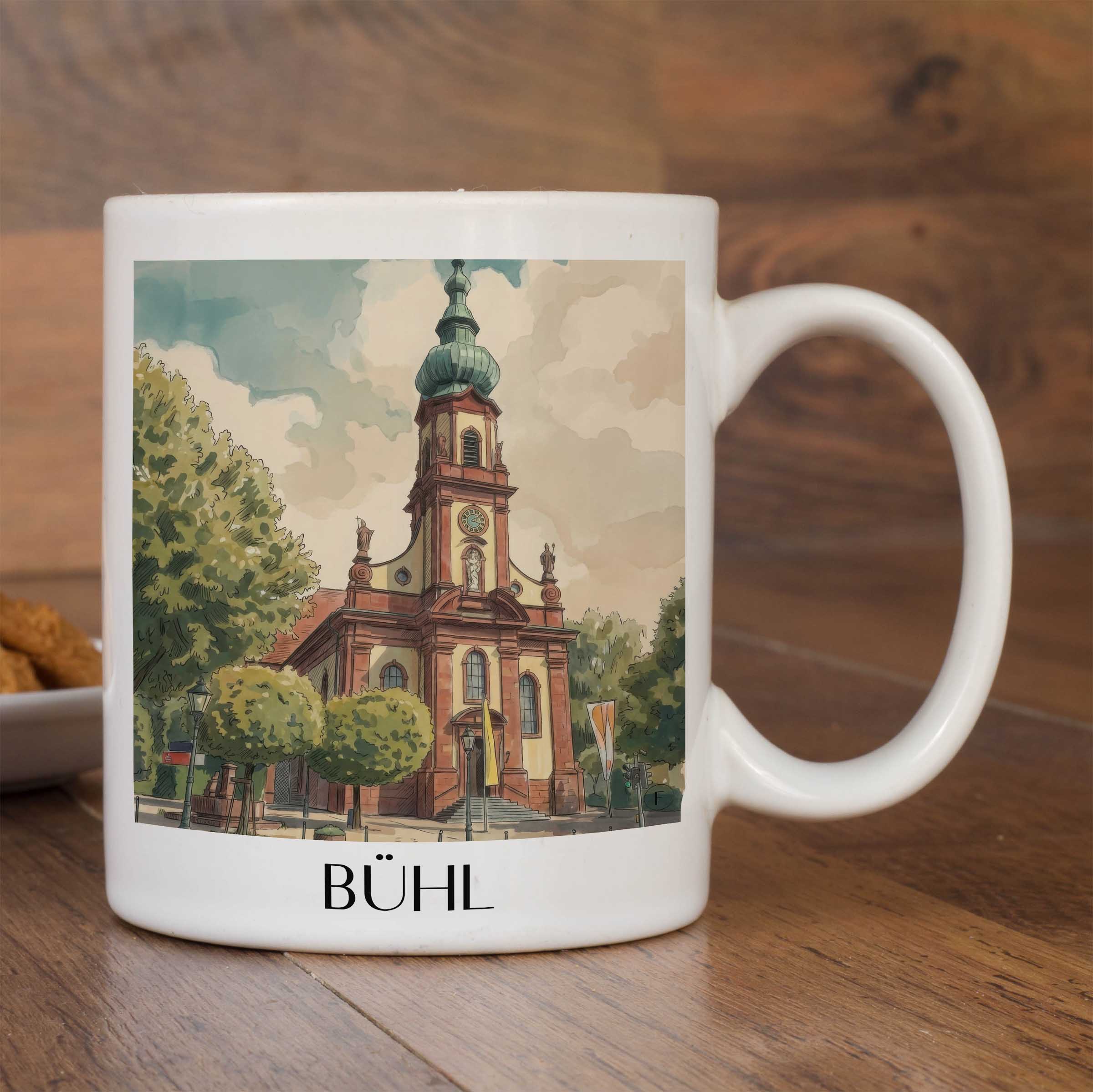 bühl-schwarzwald-deutschland-kaffeebecher-aquarell
