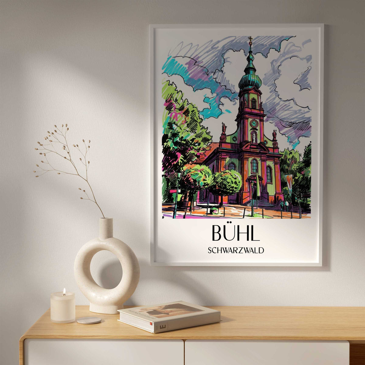 bühl-schwarzwald-deutschland-poster-graffiti