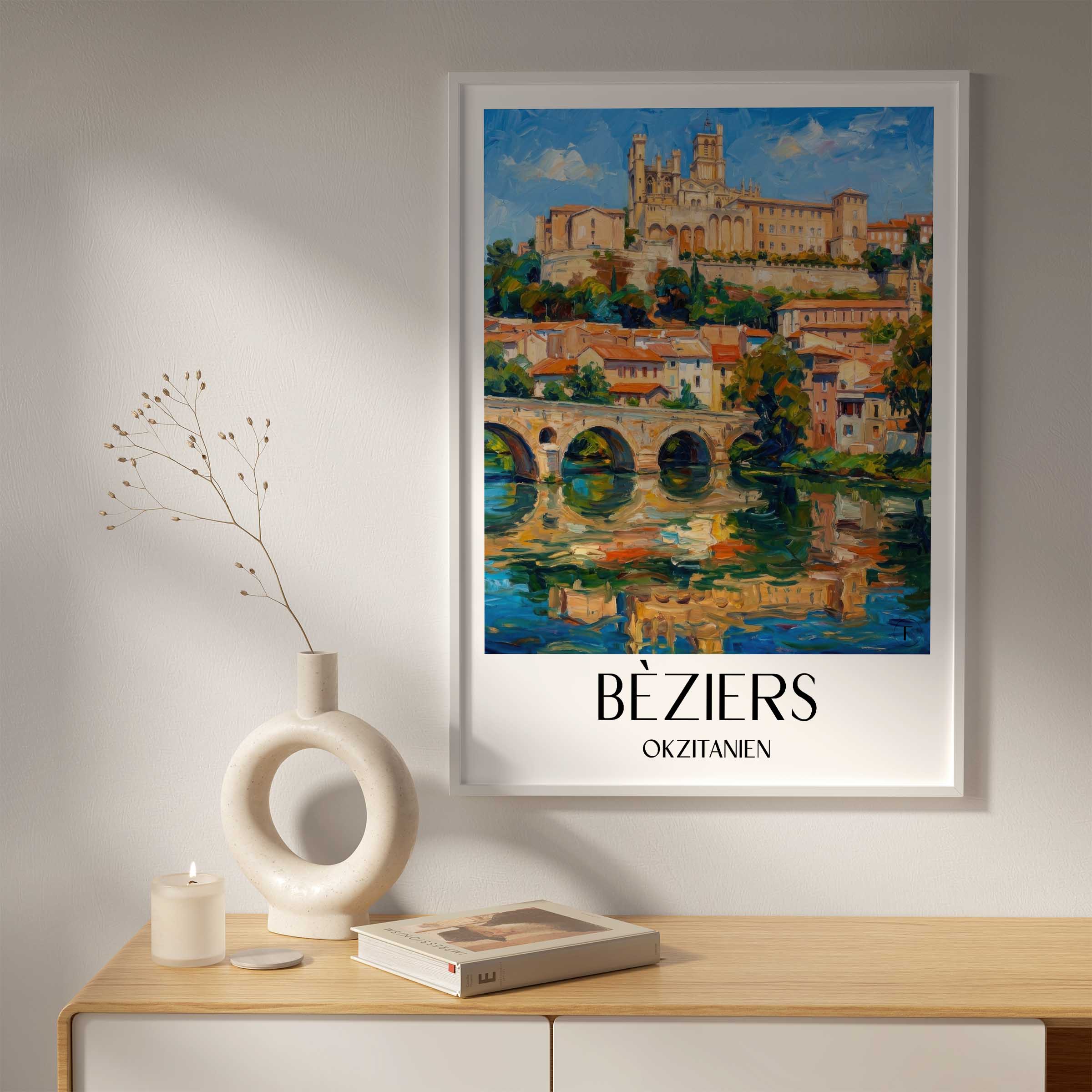 bèziers-okzitanien-frankreich-poster-oil-painting-oelgemaelde
