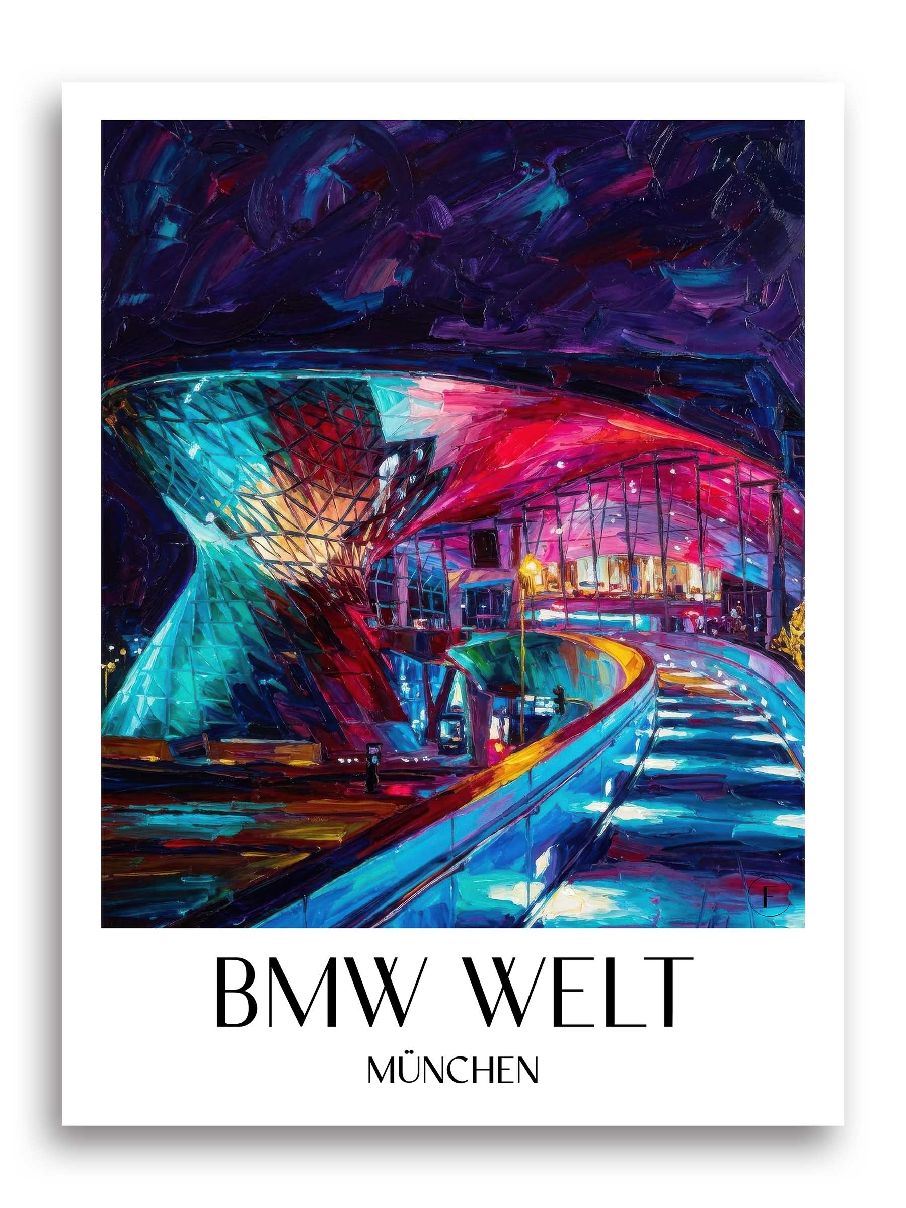 bmw-welt-münchen-deutschland-poster-oil-painting-oelgemaelde