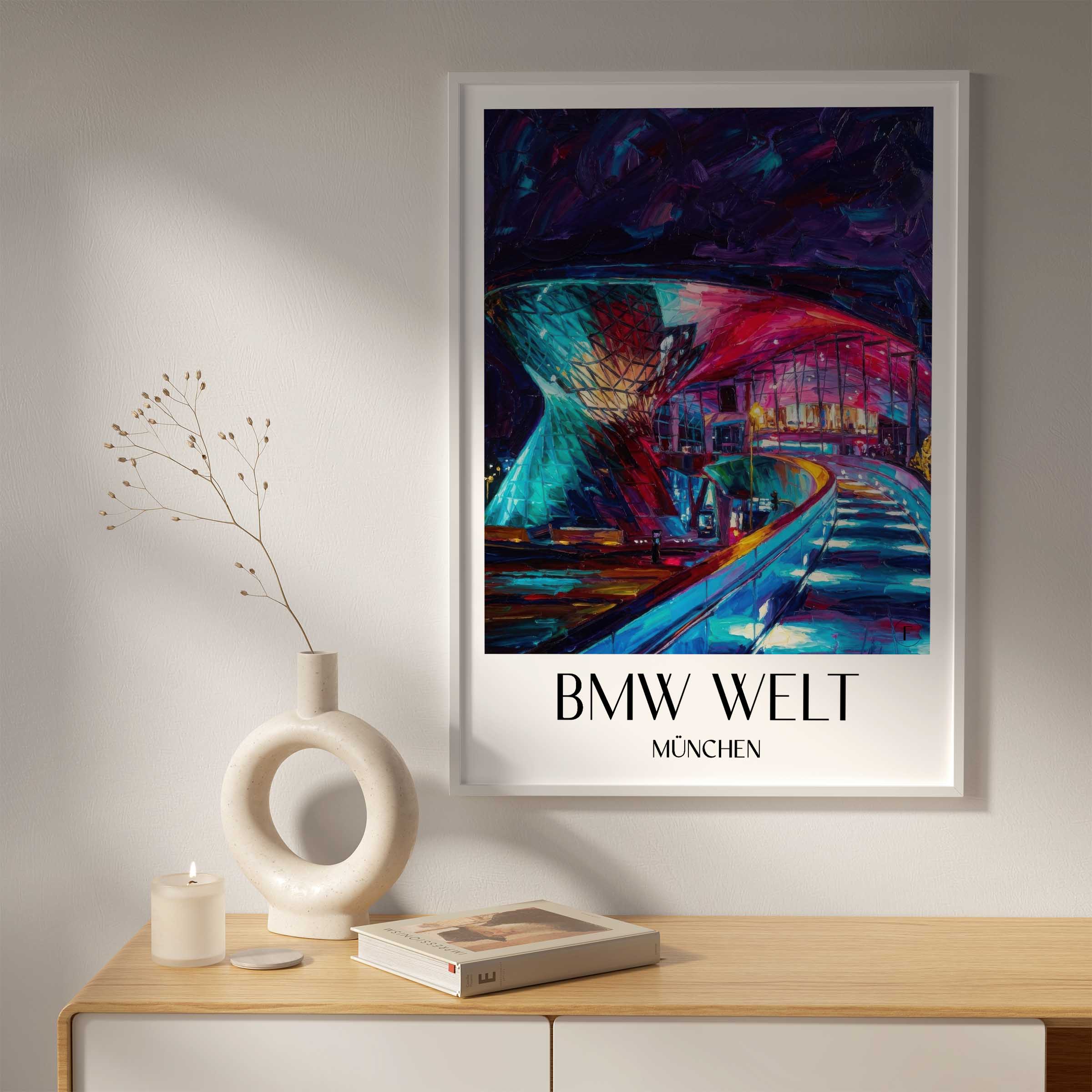 bmw-welt-münchen-deutschland-poster-oil-painting-oelgemaelde