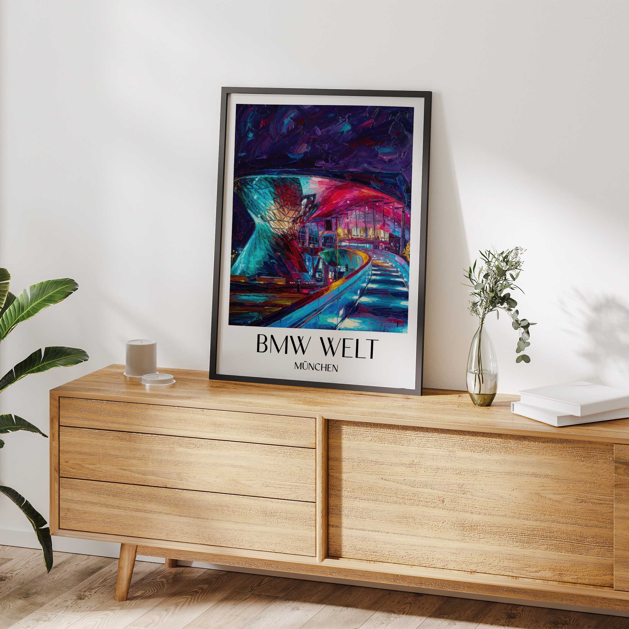 bmw-welt-münchen-deutschland-poster-oil-painting-oelgemaelde