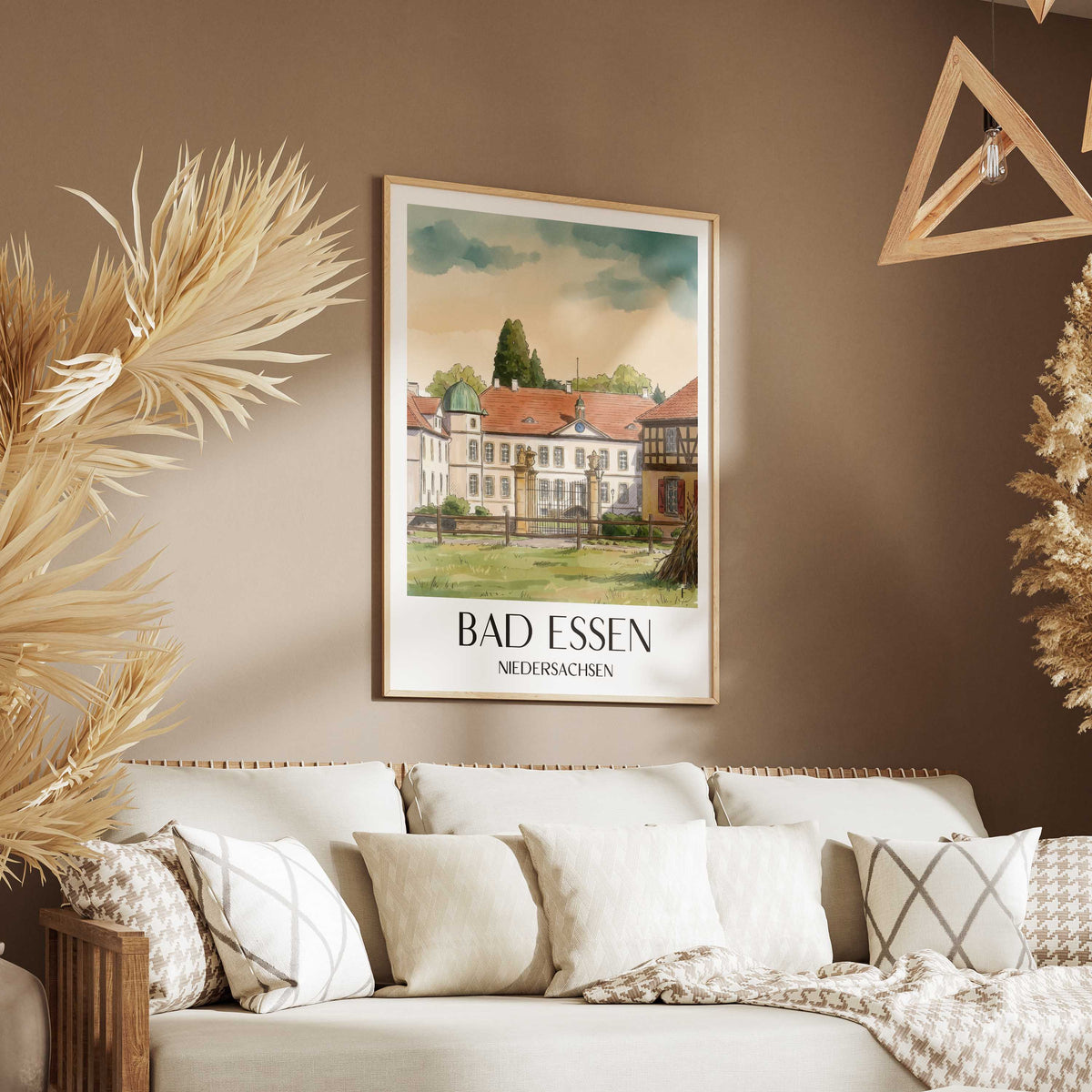 bad-essen-niedersachsen-deutschland-poster-aquarell