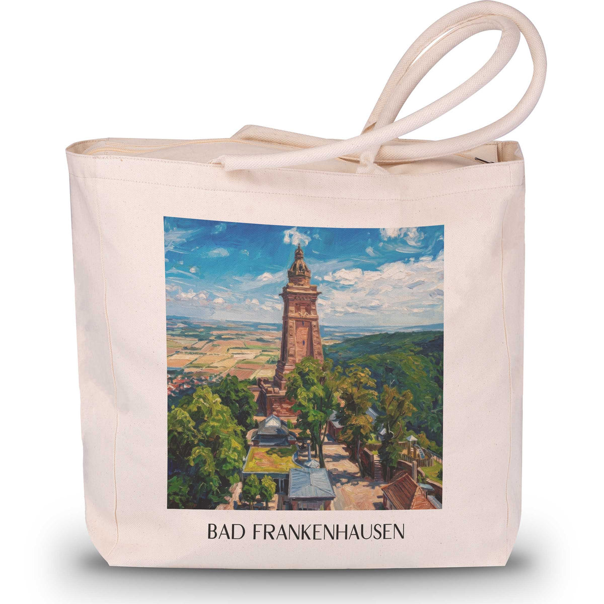 bad-frankenhausen-kyffhäuser-deutschland-einkaufstasche-oil-painting-oelgemaelde